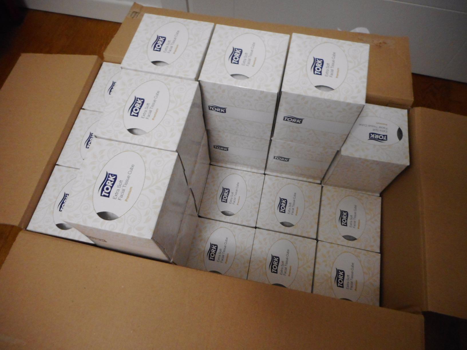 Tork Premium Extra Soft Veline Viso Cubo 30x100 pz 2 veli