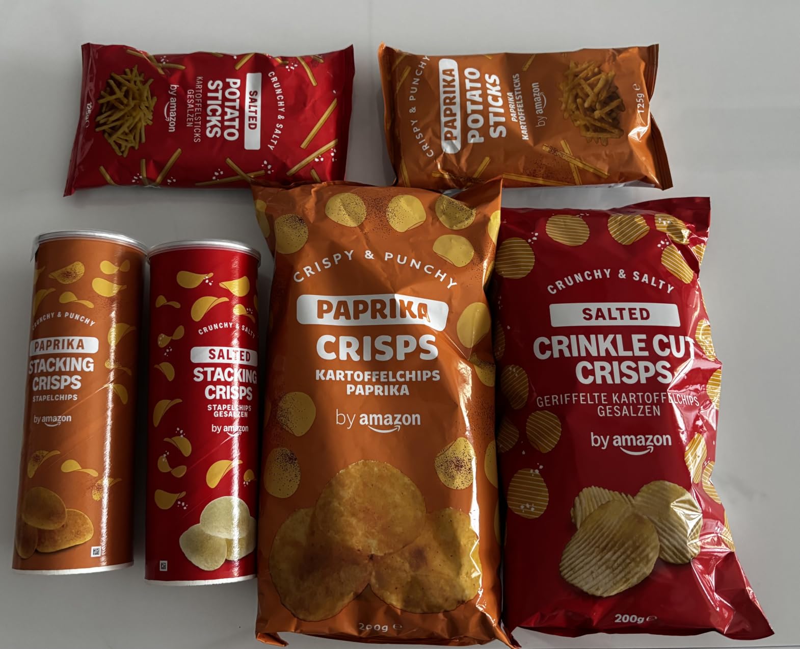 by Amazon Paprika bastoncini di patate 125 g snack