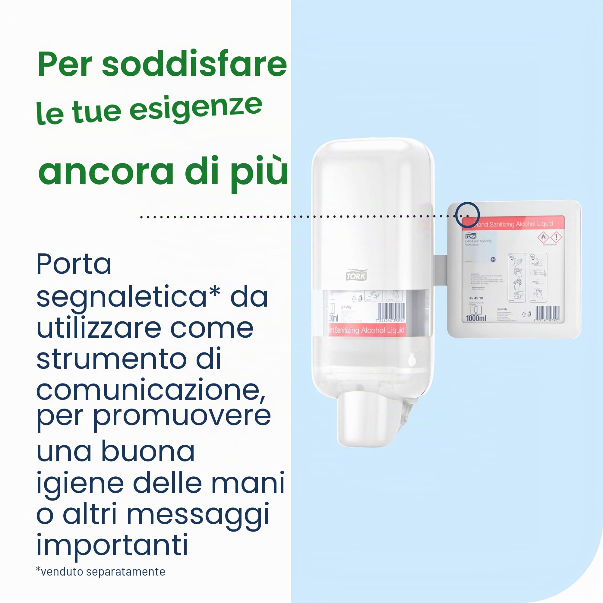 Tork Elevation 564500 dispenser sapone S4 bianco schiuma