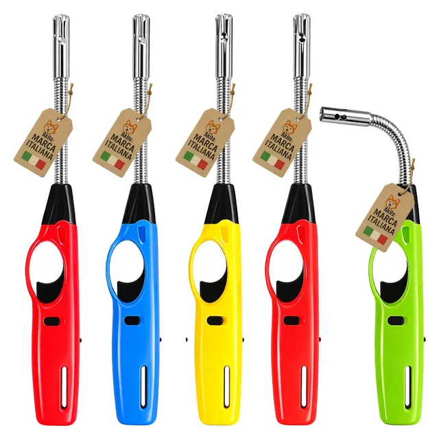 Akitaink Accendigas Lunghi Flessibili Set 5 pezzi Cucina