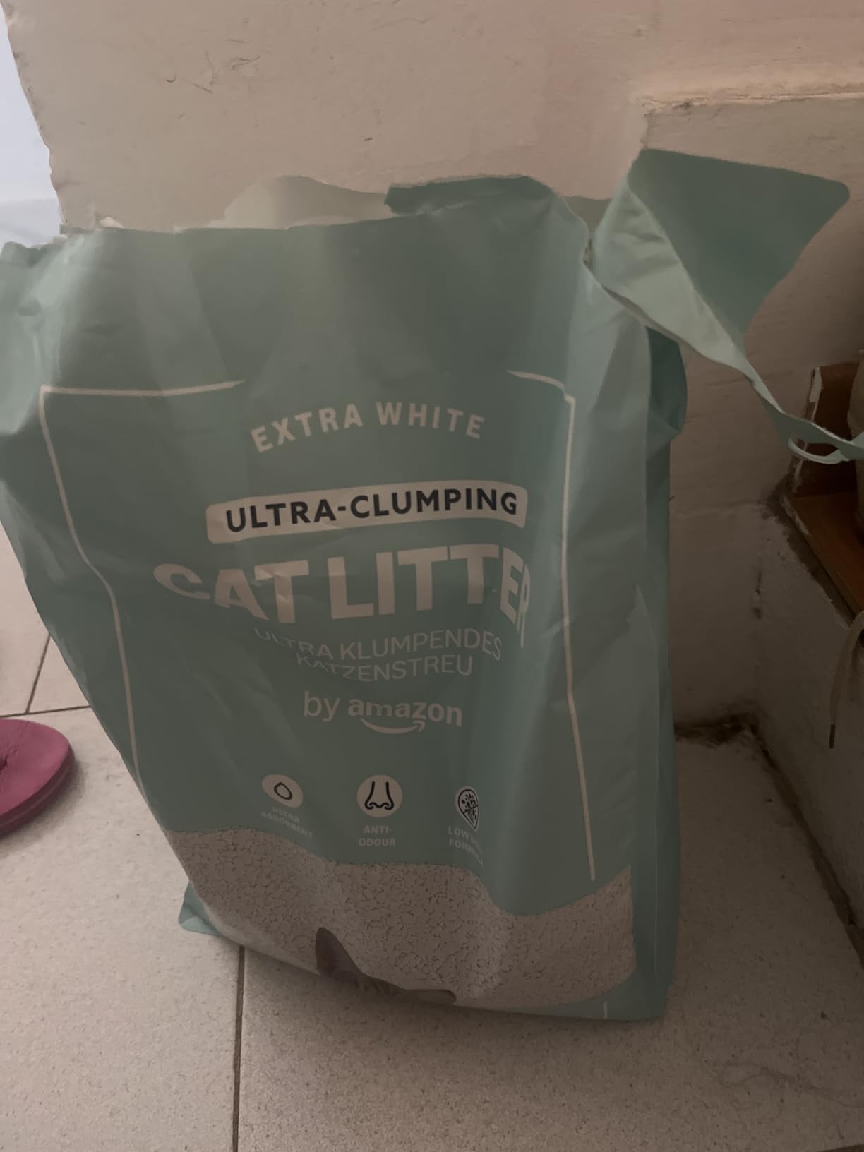 by Amazon Ultra lettiera gatto agglomerante bianca 10 L