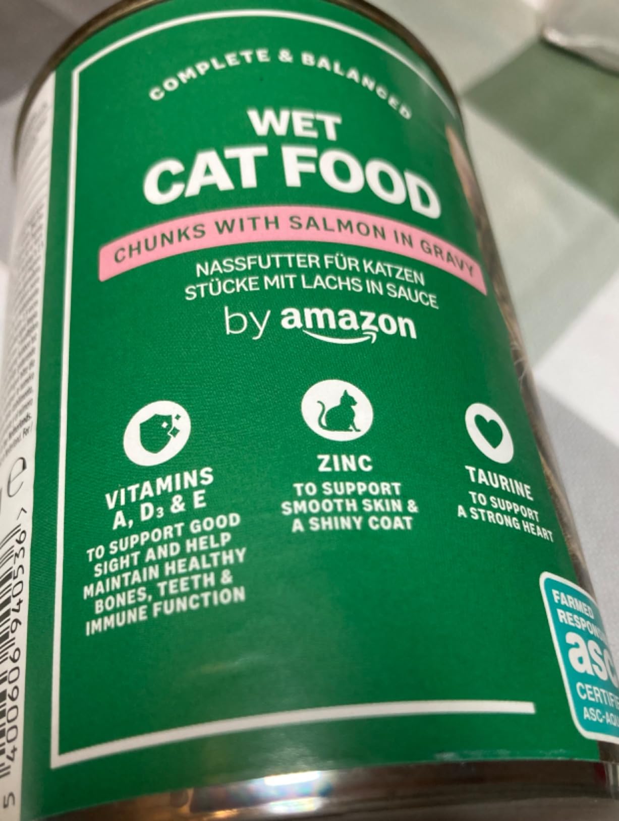 by Amazon Cibo Umido Gatti Bocconcini Salmone 12x415g