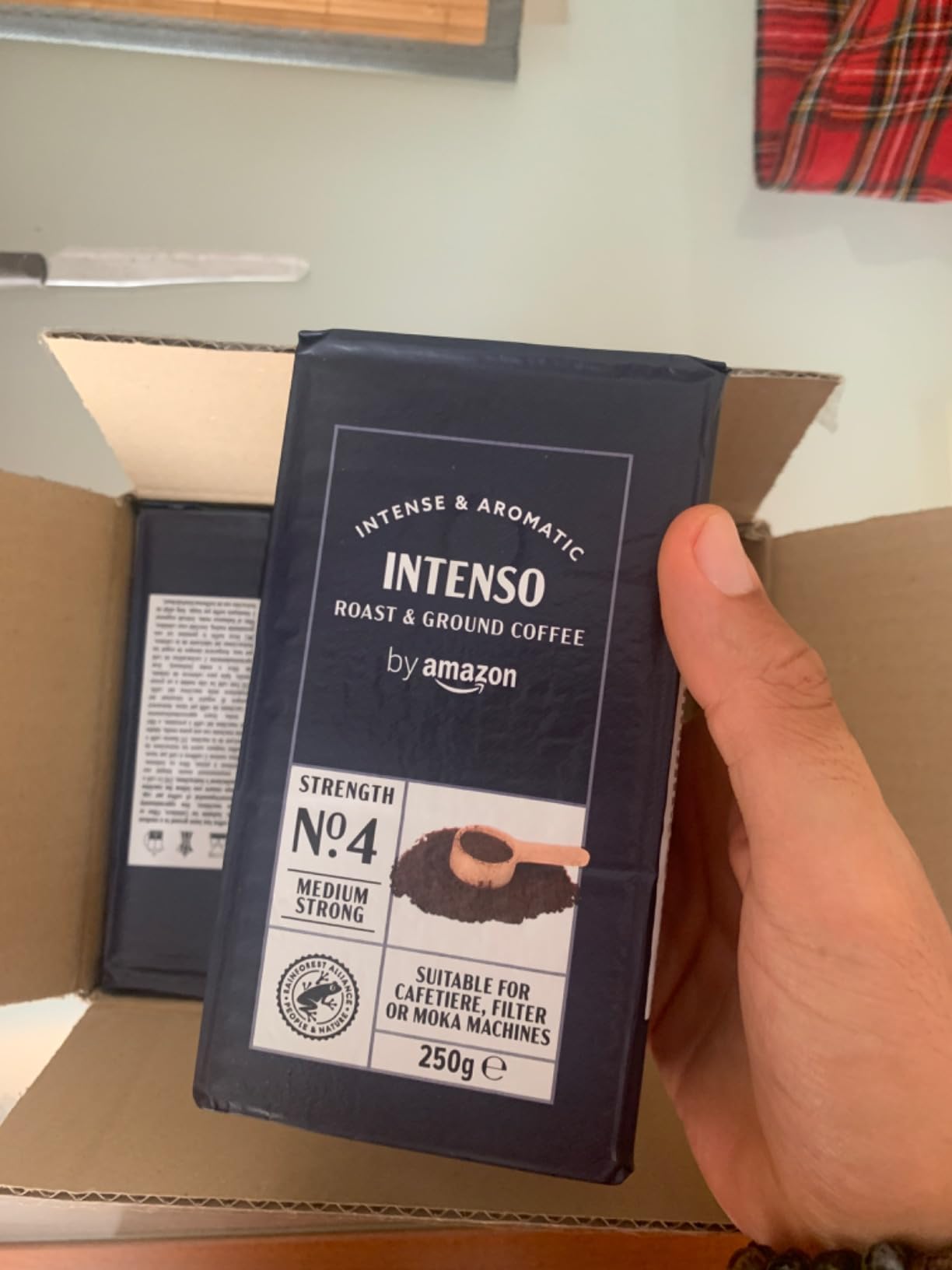 by Amazon Caffè Intenso caffè macinato 1 kg moka