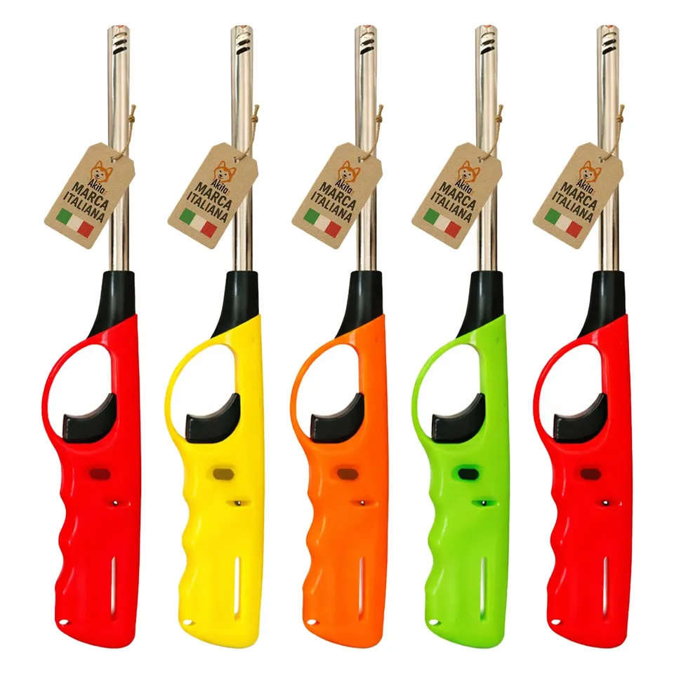 Akitaink accendigas lunghi set 5 pezzi fiamma lunga