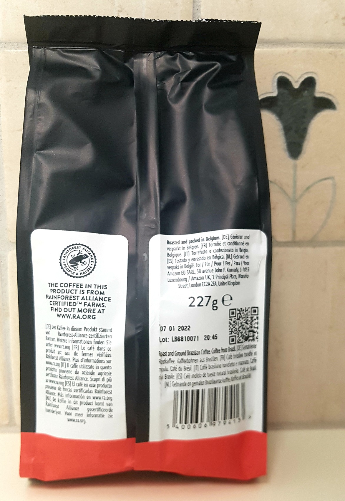 by Amazon Caffè Macinato Brasiliano 6x227g 100% Arabica