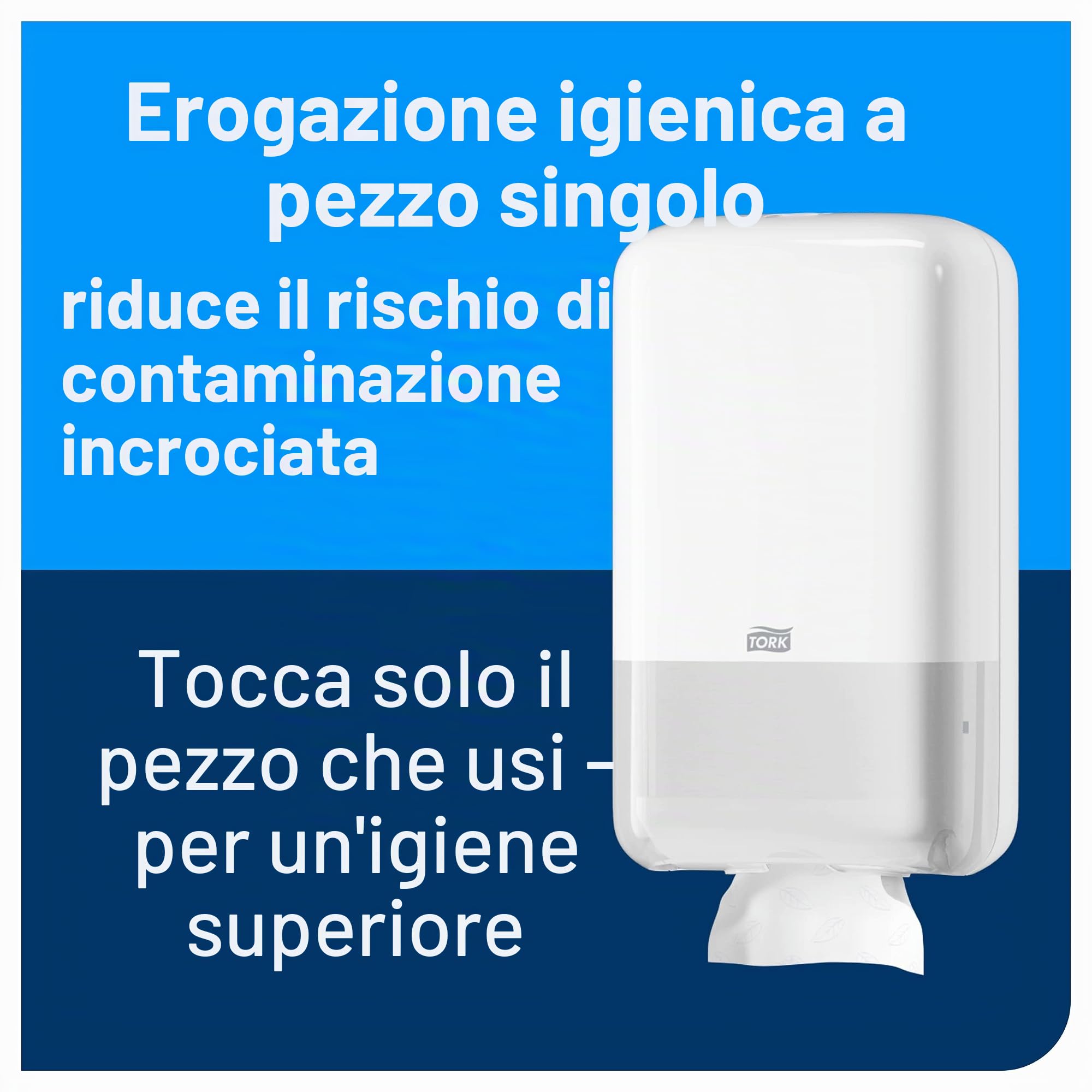 Tork Elevation 556008 dispenser carta igienica nero intercalata