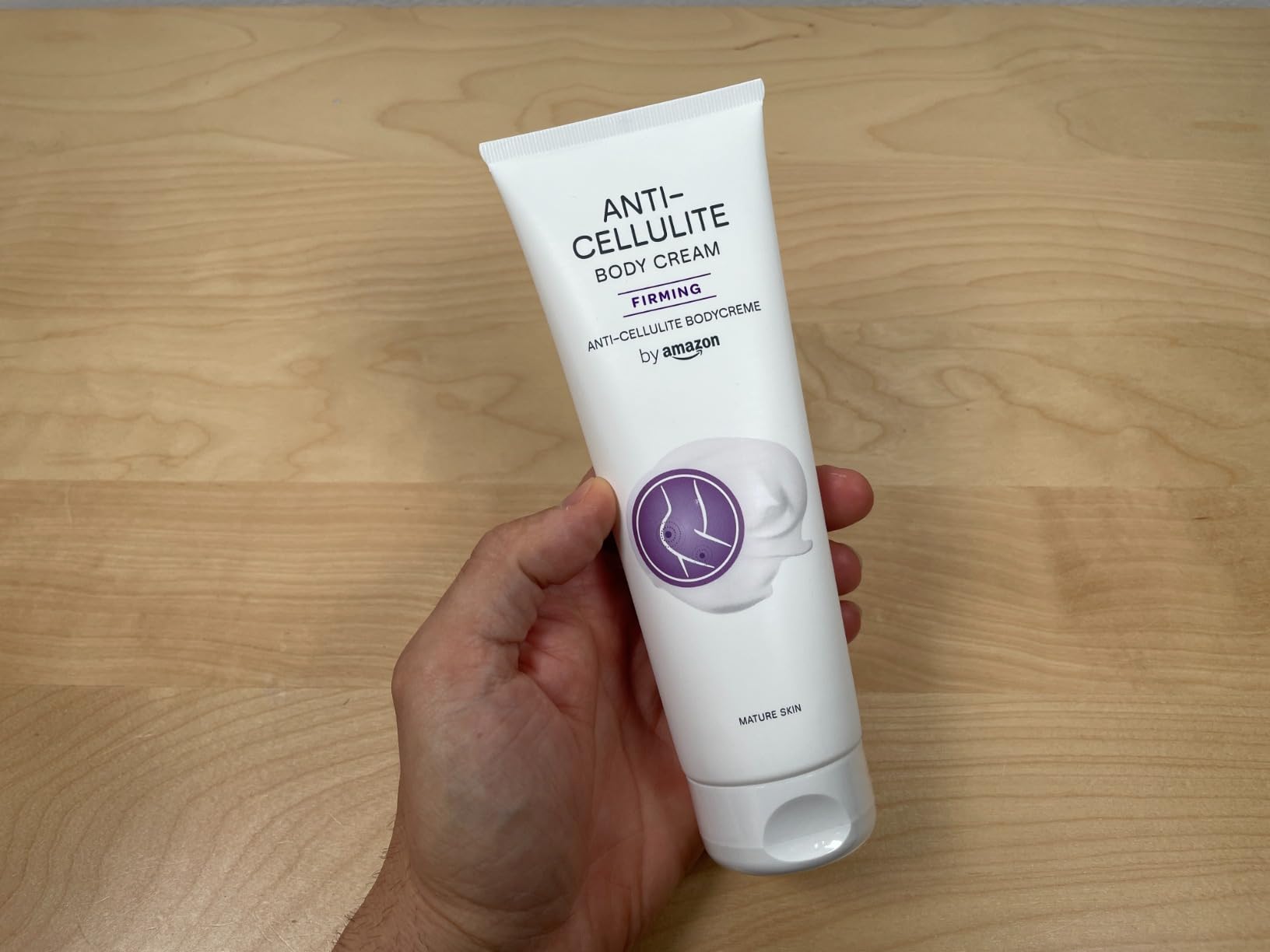 by Amazon crema corpo anticellulite 2x250 ml pelle matura
