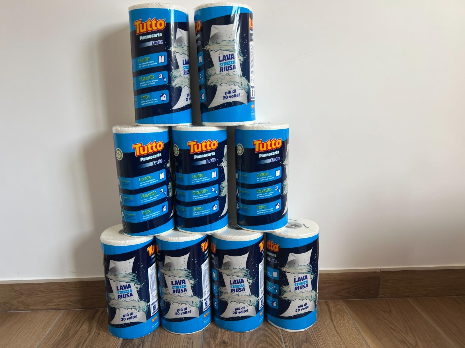 Tutto Pannocarta 3 in 1 carta multiuso 20 rotoli assorbente