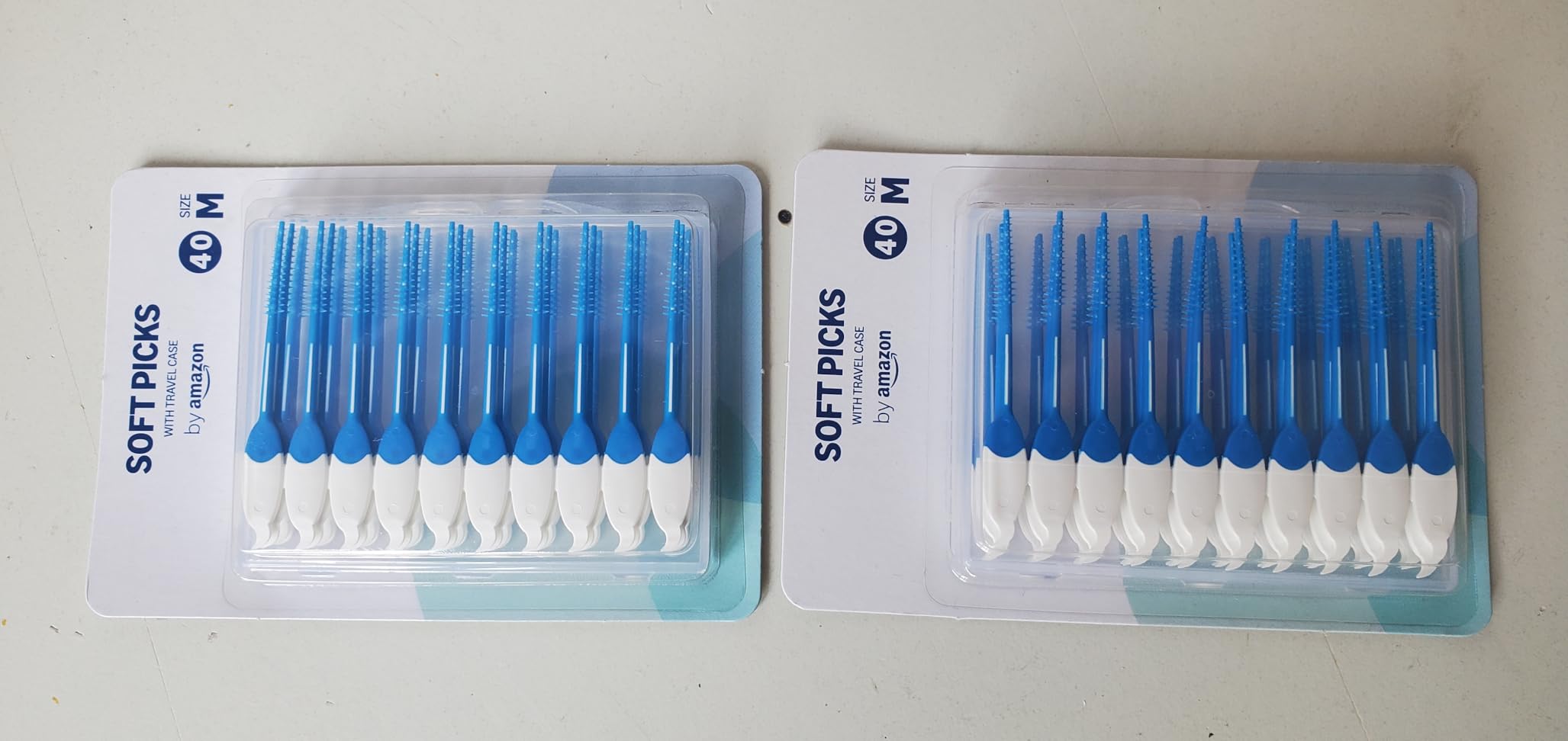by Amazon Scovolini Morbidi Misura Normale interdentali 80 pezzi blu