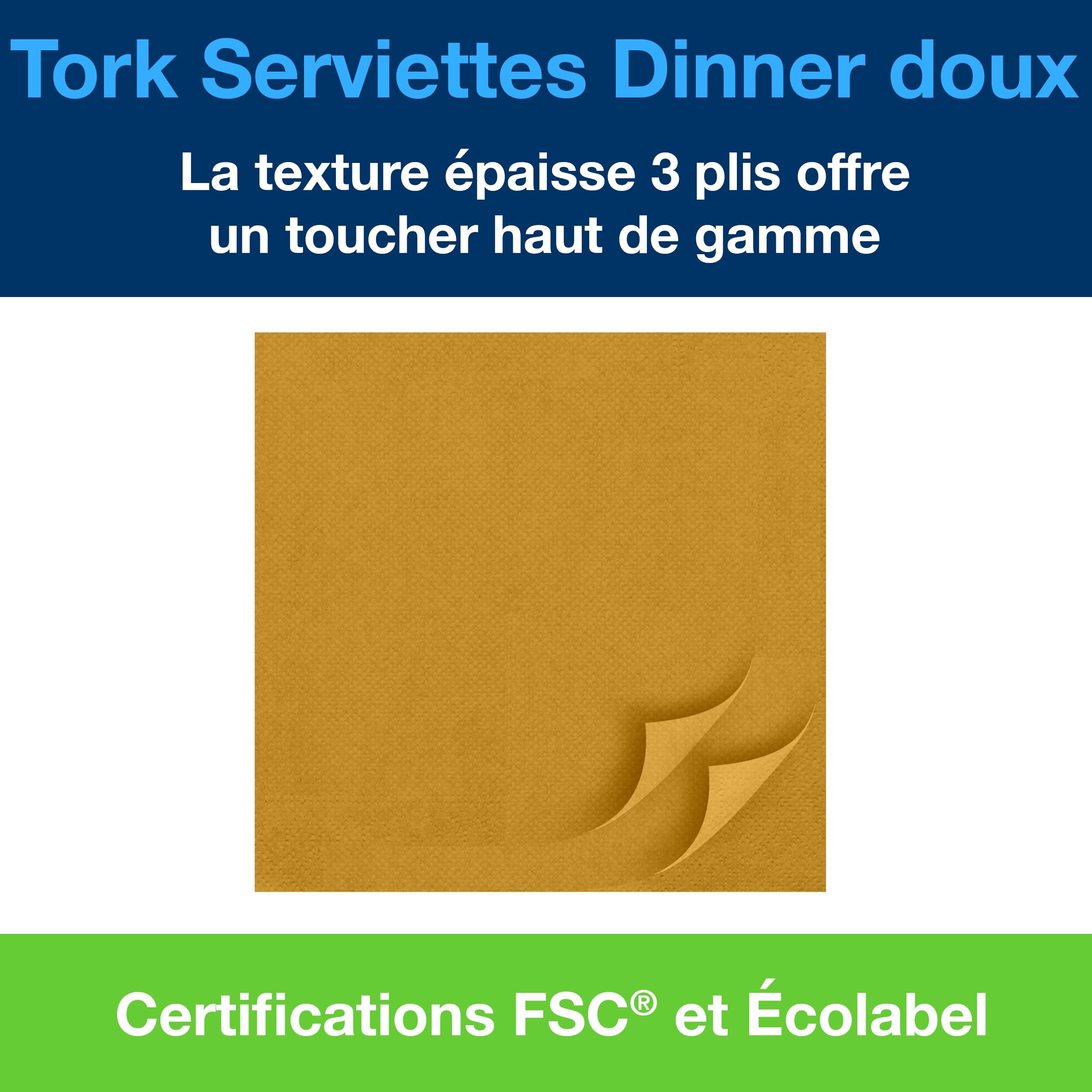 Tork Dinner Soft 477915 tovaglioli arancione 3 veli 1200 pz