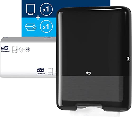 Tork H3 dispenser + asciugamani piegati 3750 fogli