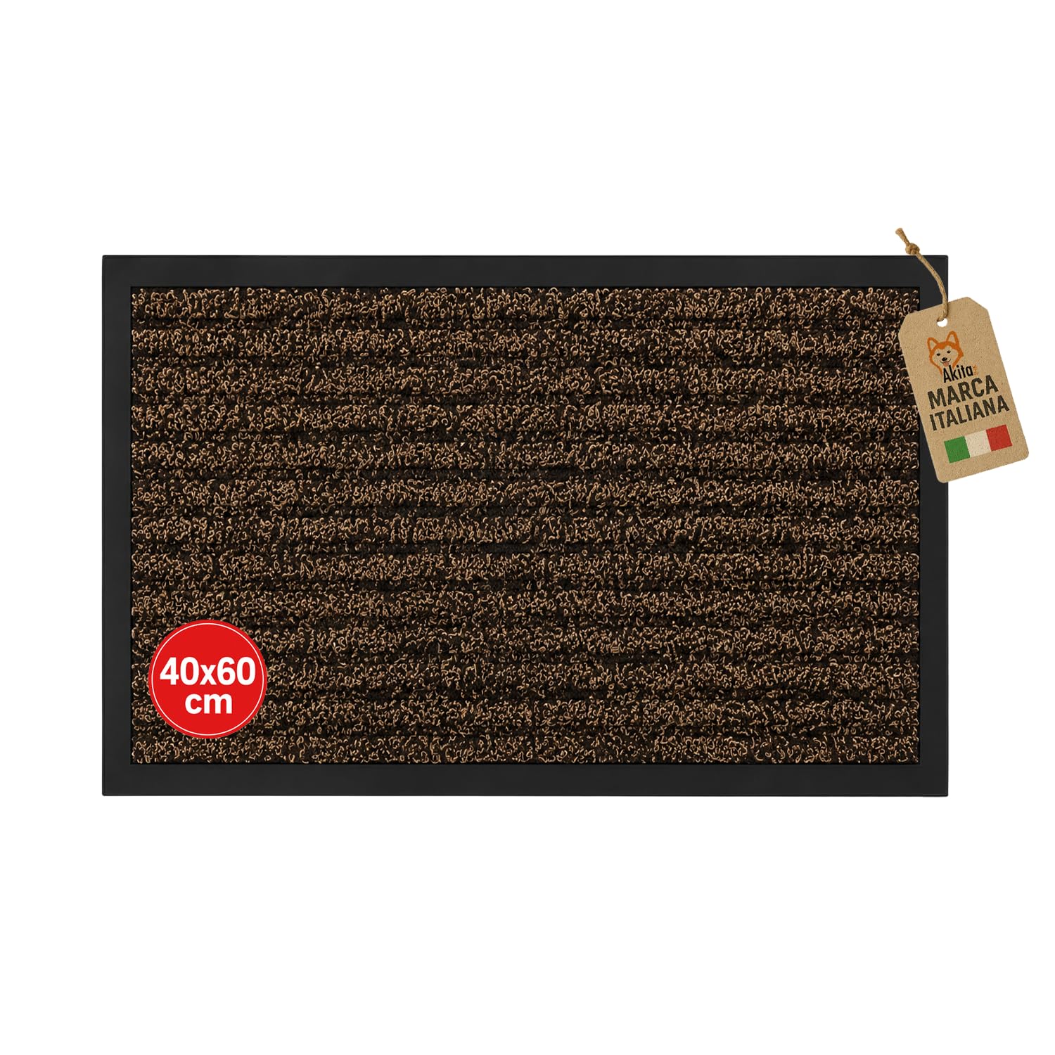Akitaink Drive Zerbino 40x60 cm Grigio 5 mm Ingresso