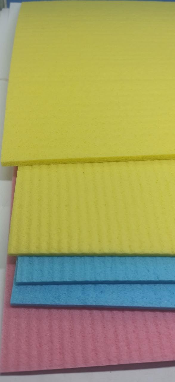 by Amazon panno spugna 5 pezzi 20x18 cm colori misti