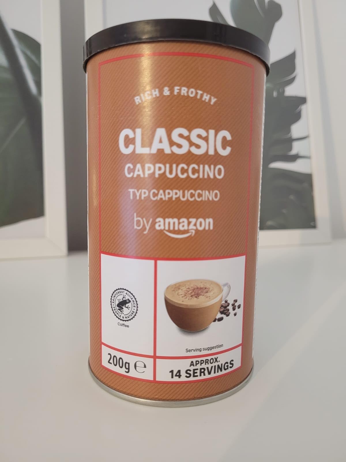 by Amazon cappuccino classico istantaneo 200 g 14 tazze