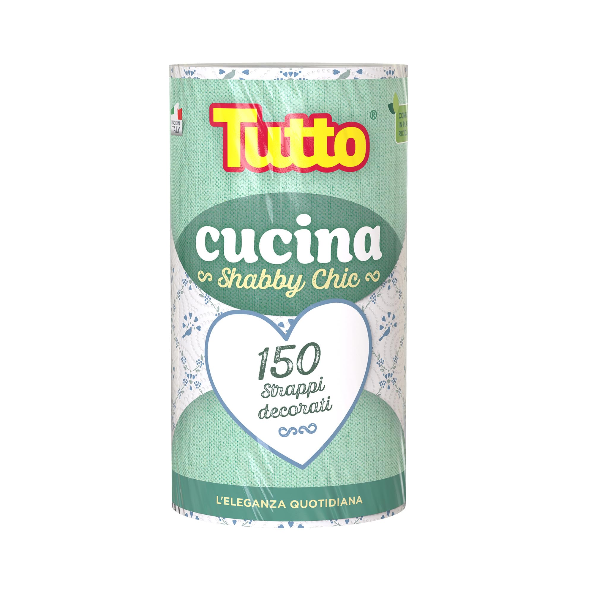 Tutto Shabby Chic carta cucina 12 rotoli 150 strappi