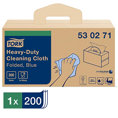 Tork 530271 Panno Pulizia Ultraresistente Blu 200 Panni