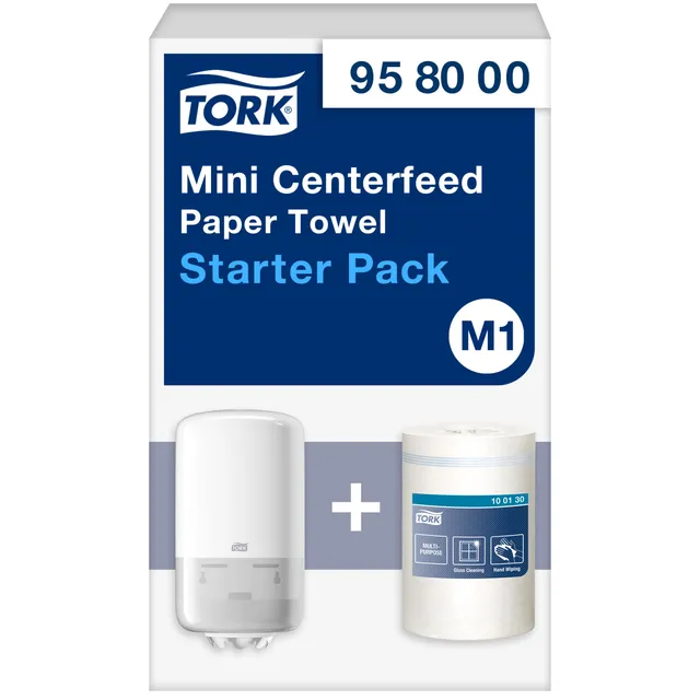 Tork M1 958000 dispenser + rotolo 120 metri starter pack