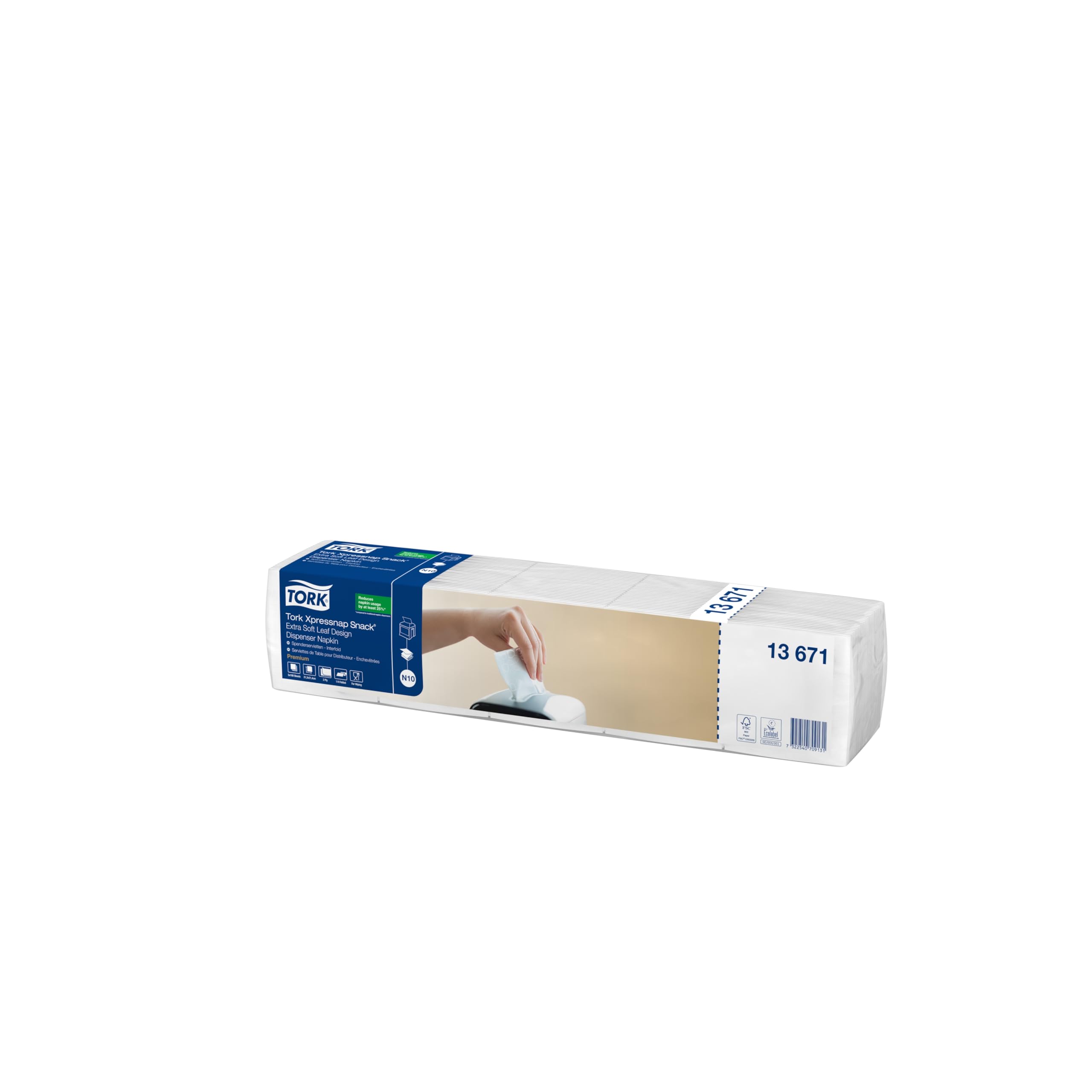 Tork 13671 Tovaglioli Xpressnap 4000 pezzi 2 veli Bianchi