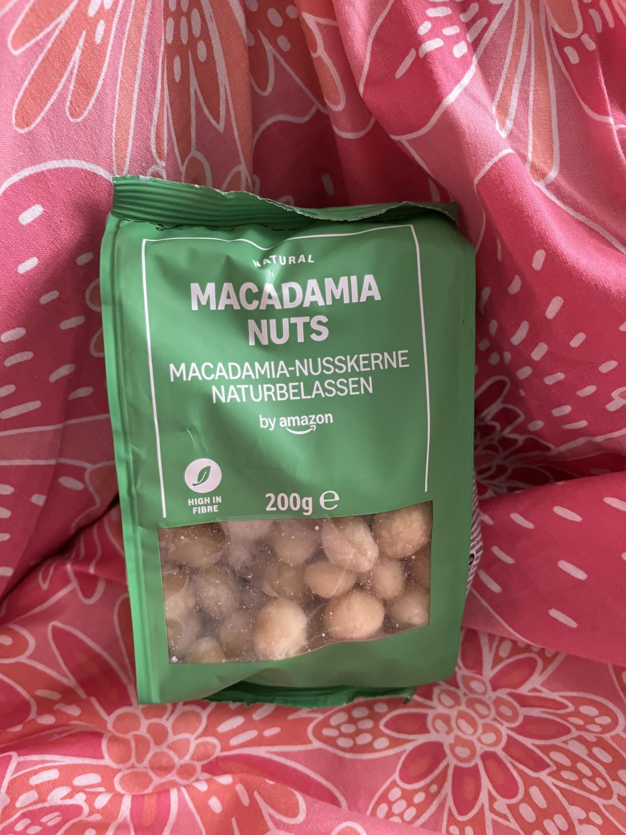 by Amazon Noci di Macadamia Intere 500 g Non Salate Vegane