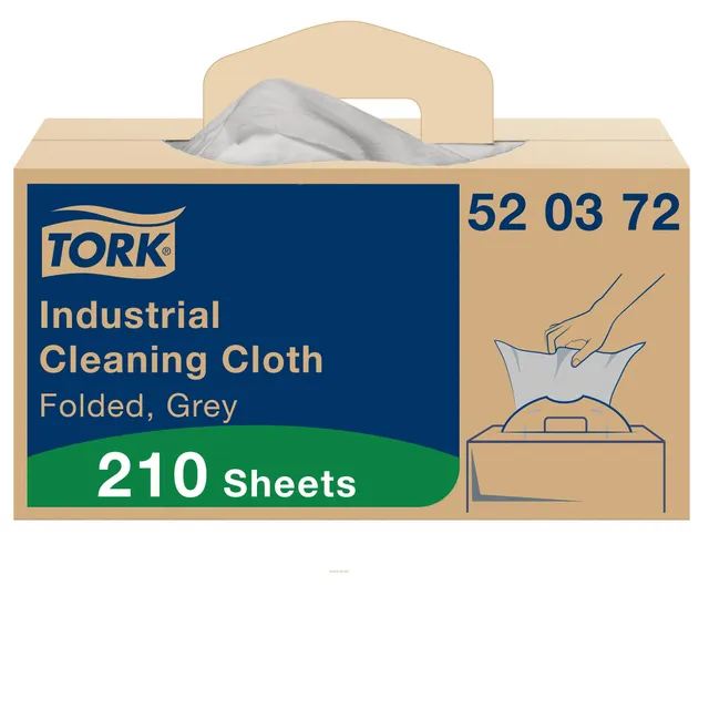 Tork Industrial Cleaning Cloth 520372 panni grigi 210 pezzi resistenti
