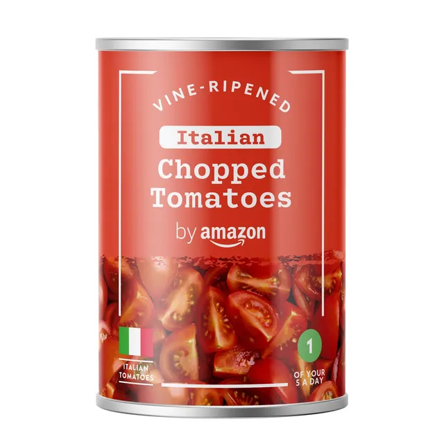 by Amazon pomodori italiani in pezzi 400g lattina