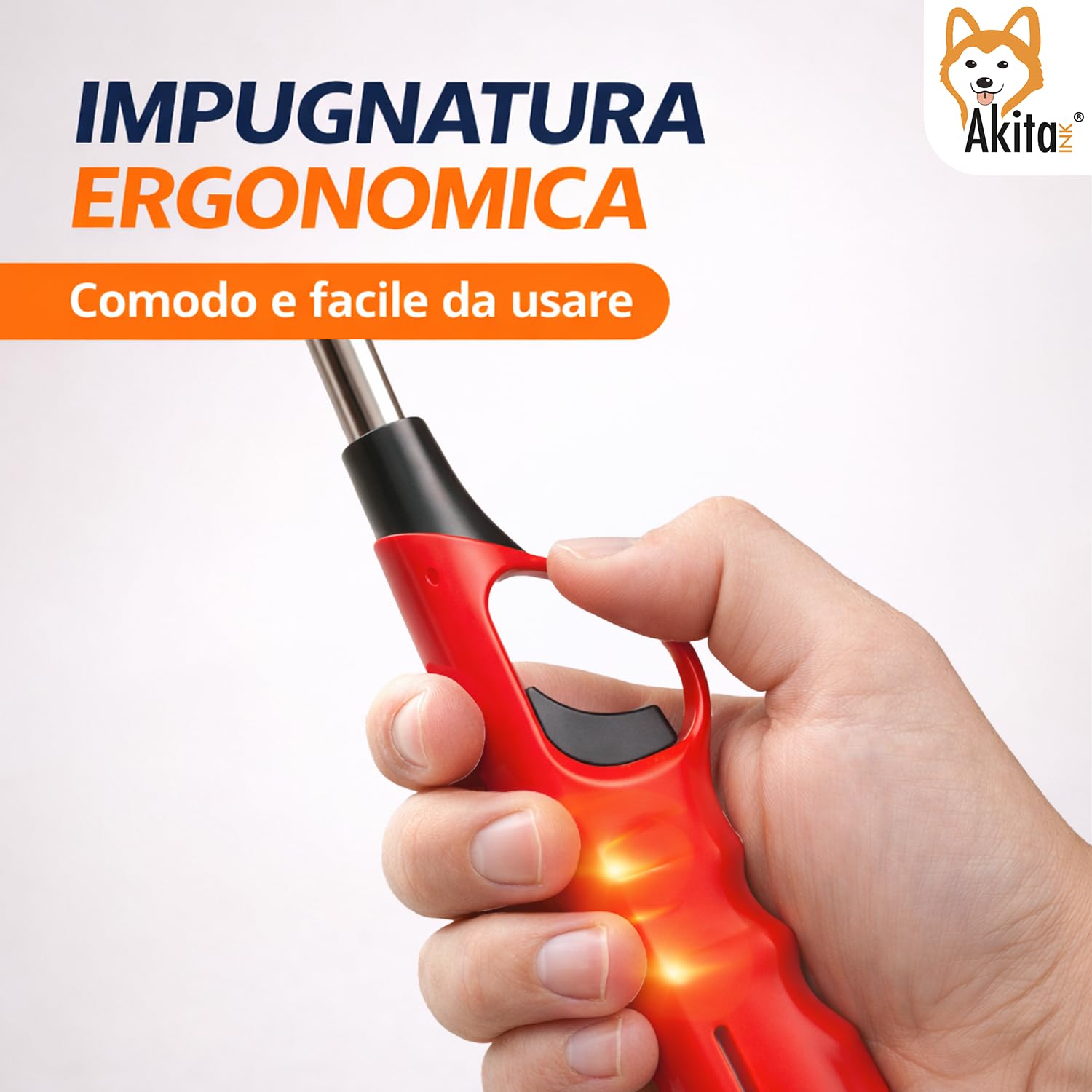 Akitaink accendigas lunghi set 5 pezzi fiamma lunga