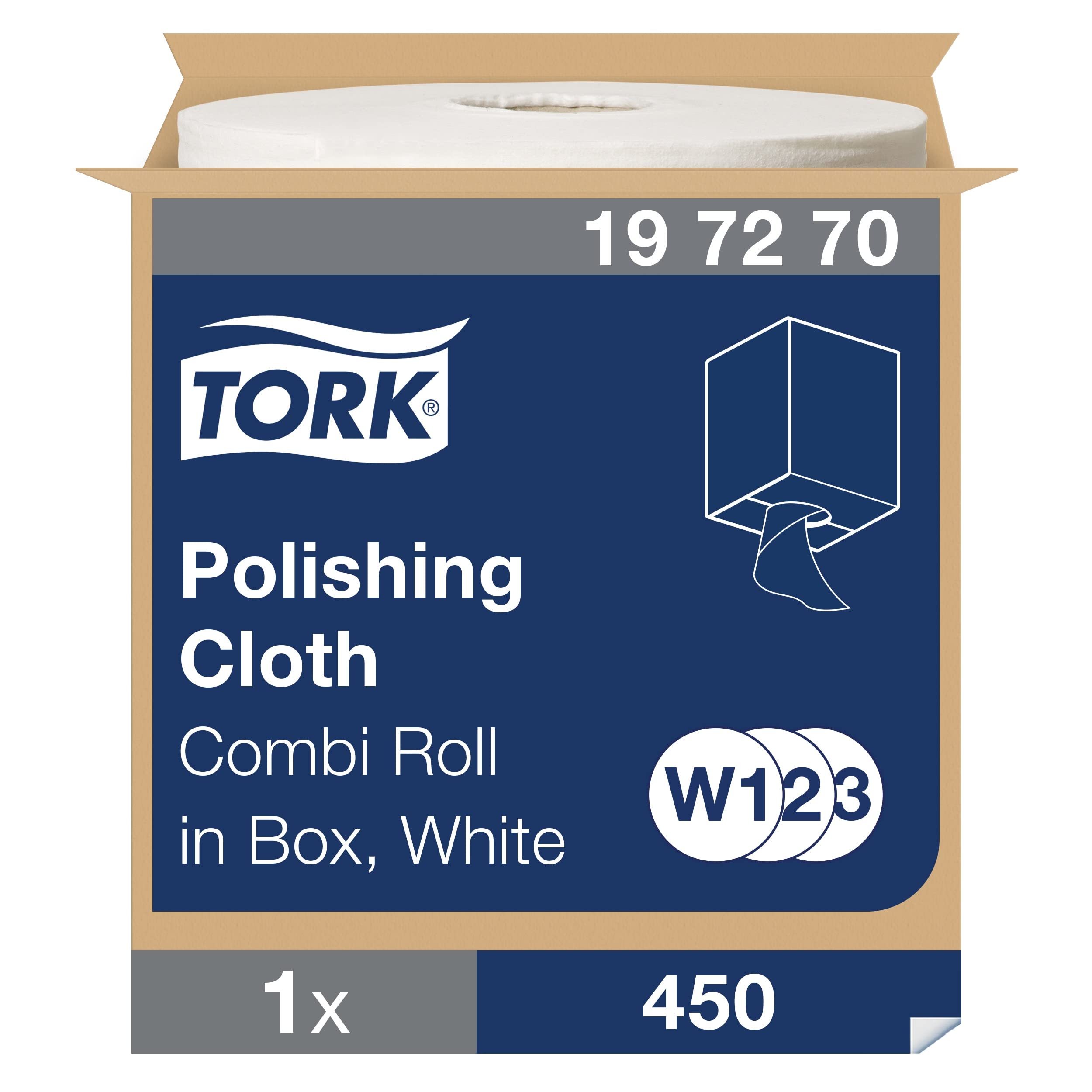 Tork W3 dispenser carta 1x450 panni lucidatura