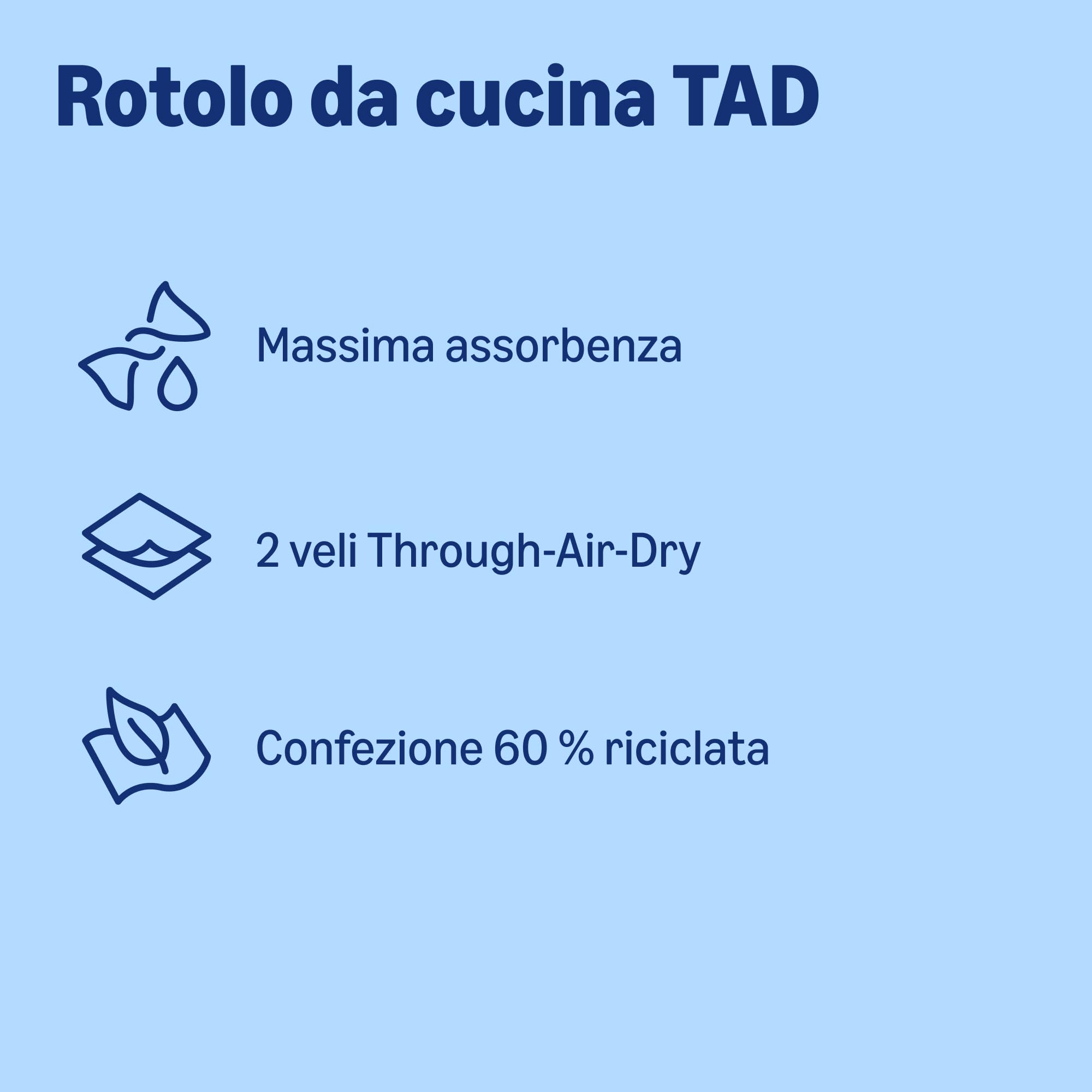 by Amazon TAD Ultra carta cucina 4 rotoli ultra assorbente