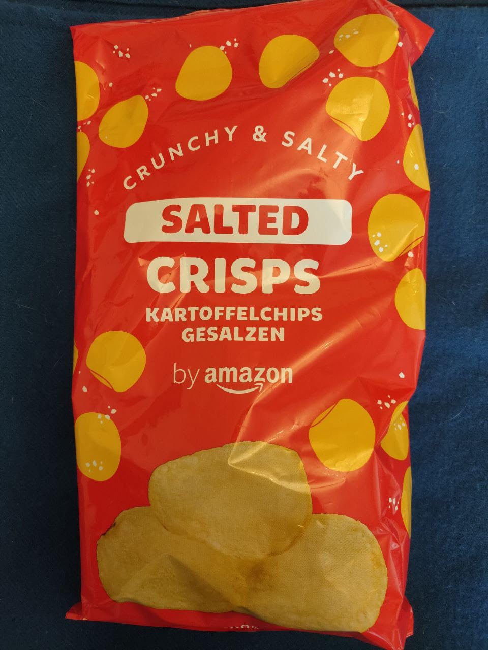 by Amazon Patatine Fritte Salate 200 g Confezione da 1 croccanti