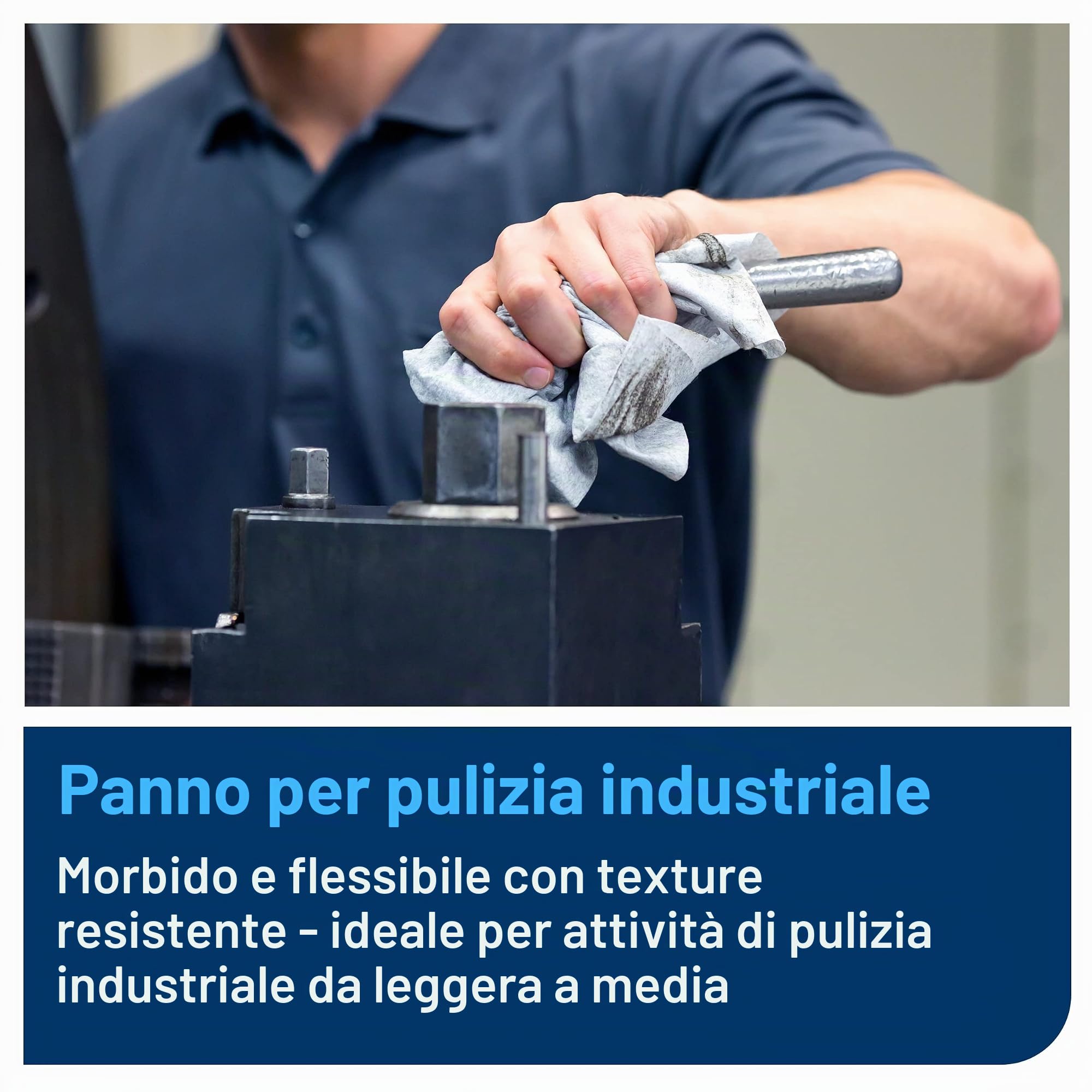 Tork Industrial Cleaning Cloth 520372 panni grigi 210 pezzi resistenti
