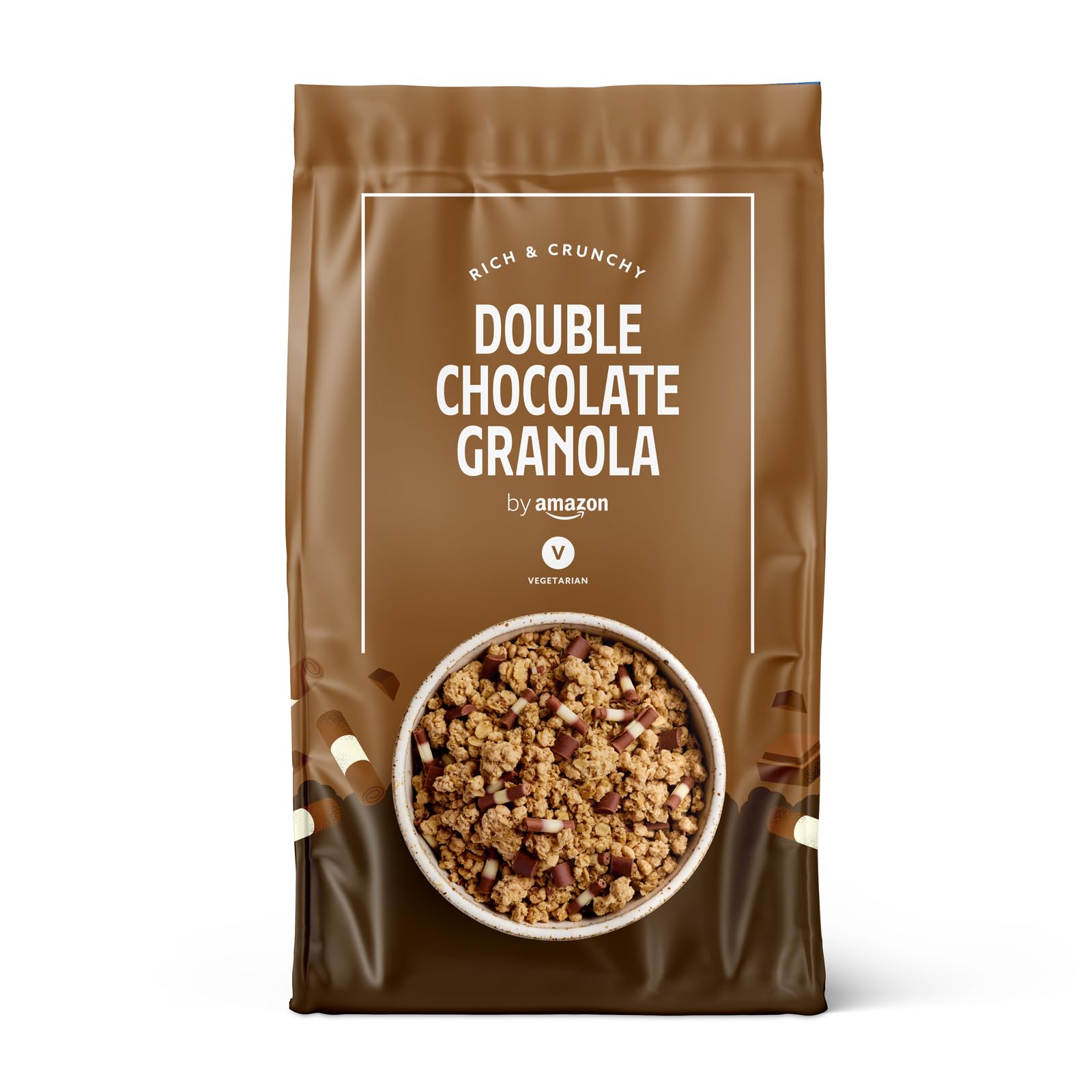 by Amazon Granola Double Chocolate 500g Croccante