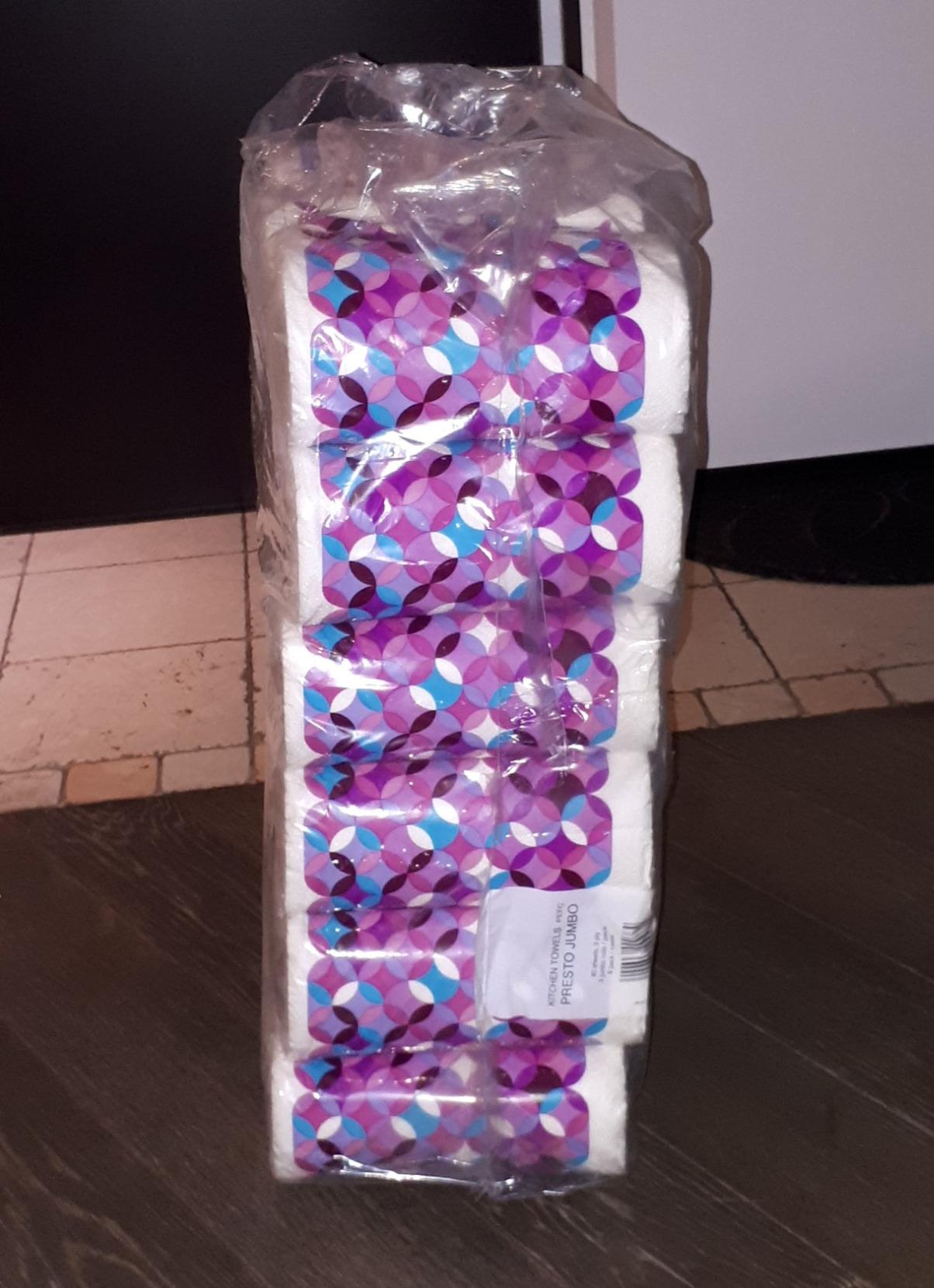 Presto Asciugatutto Jumbo carta cucina 18 rotoli 3 veli