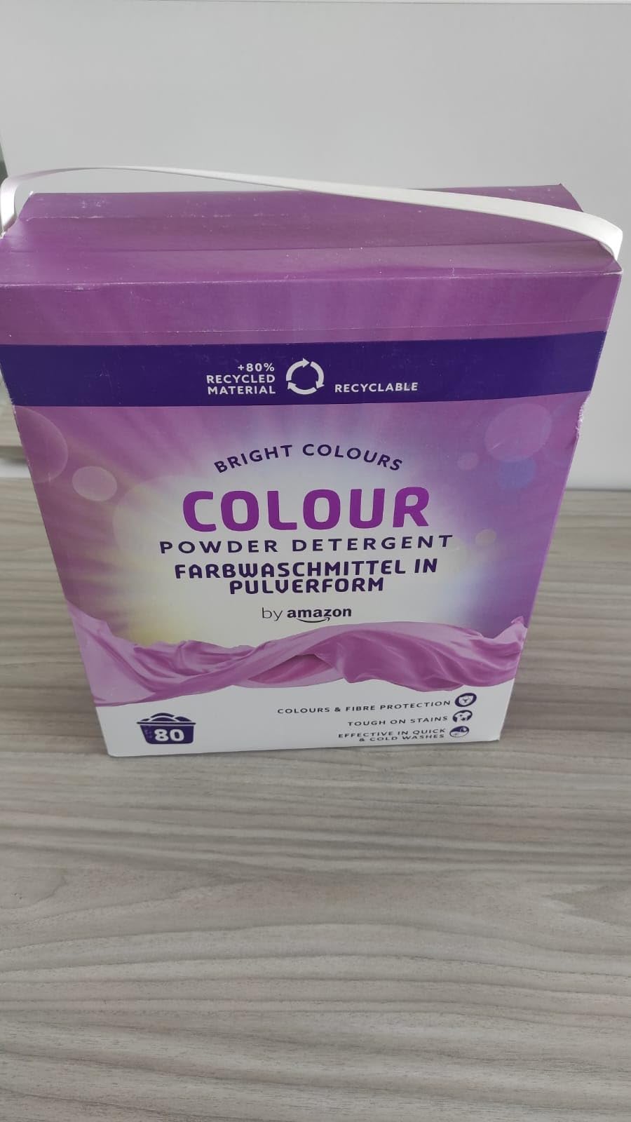 by Amazon detersivo polvere colorati 4,8 kg 80 lavaggi