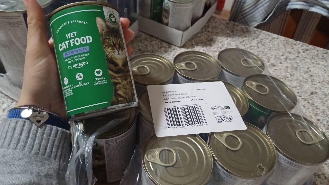 by Amazon Cibo Umido Gatto Paté Anatra 12x400g Senza Cereali