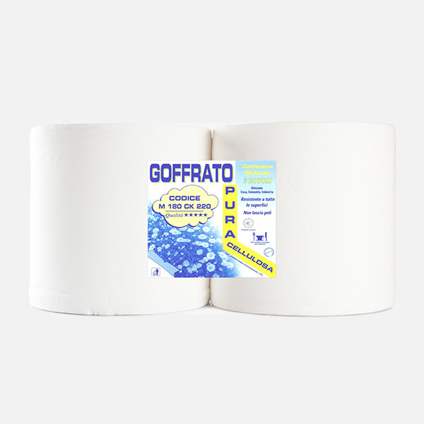 Cesa Carta Pura Cellulosa bobina industriale goffrata