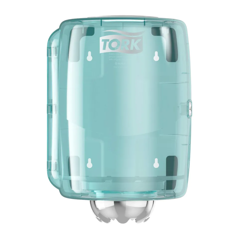 Tork Performance M2 dispenser estrazione centrale bianco turchese