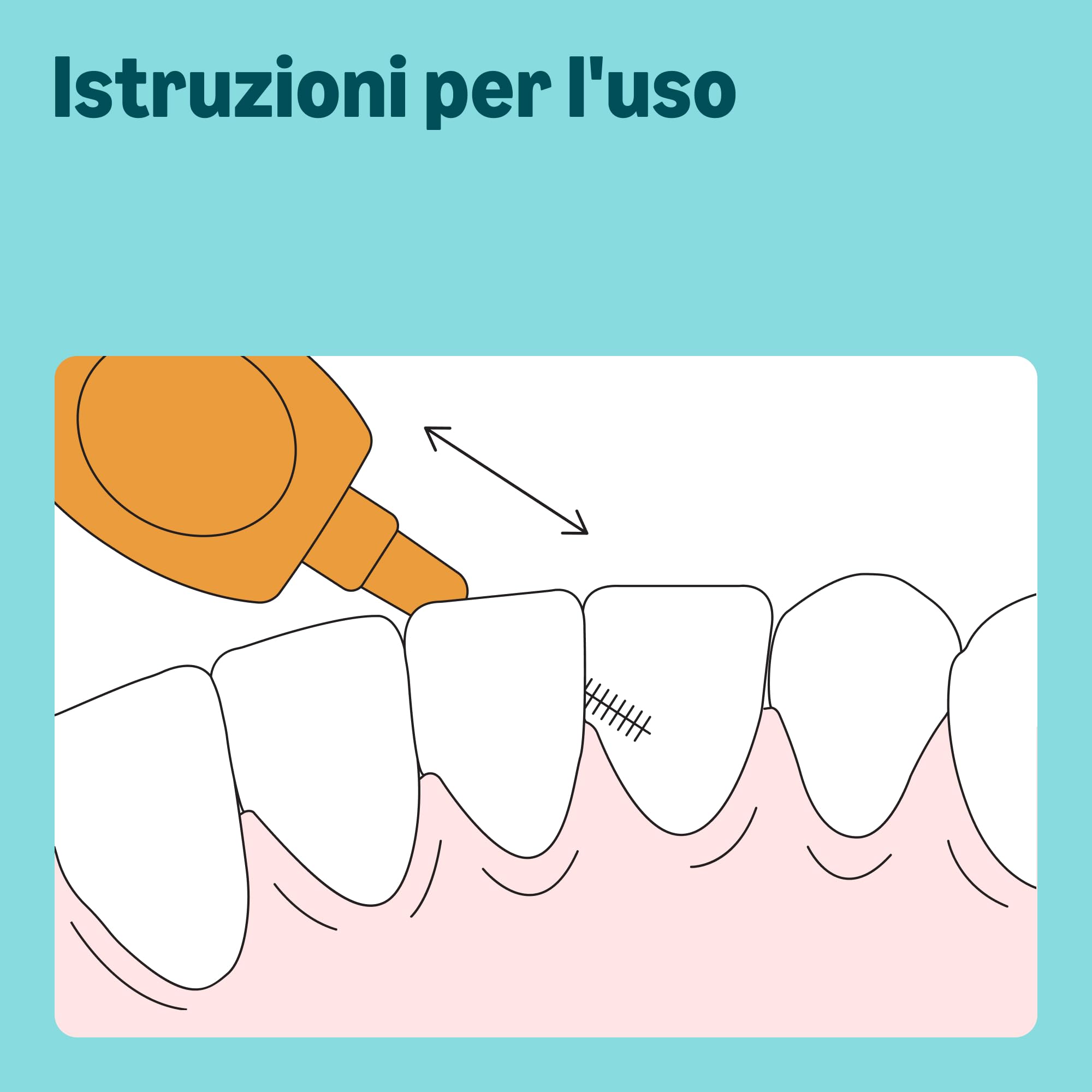 by Amazon Scovolini Interdentali 0,45 mm Arancione 24 Pezzi