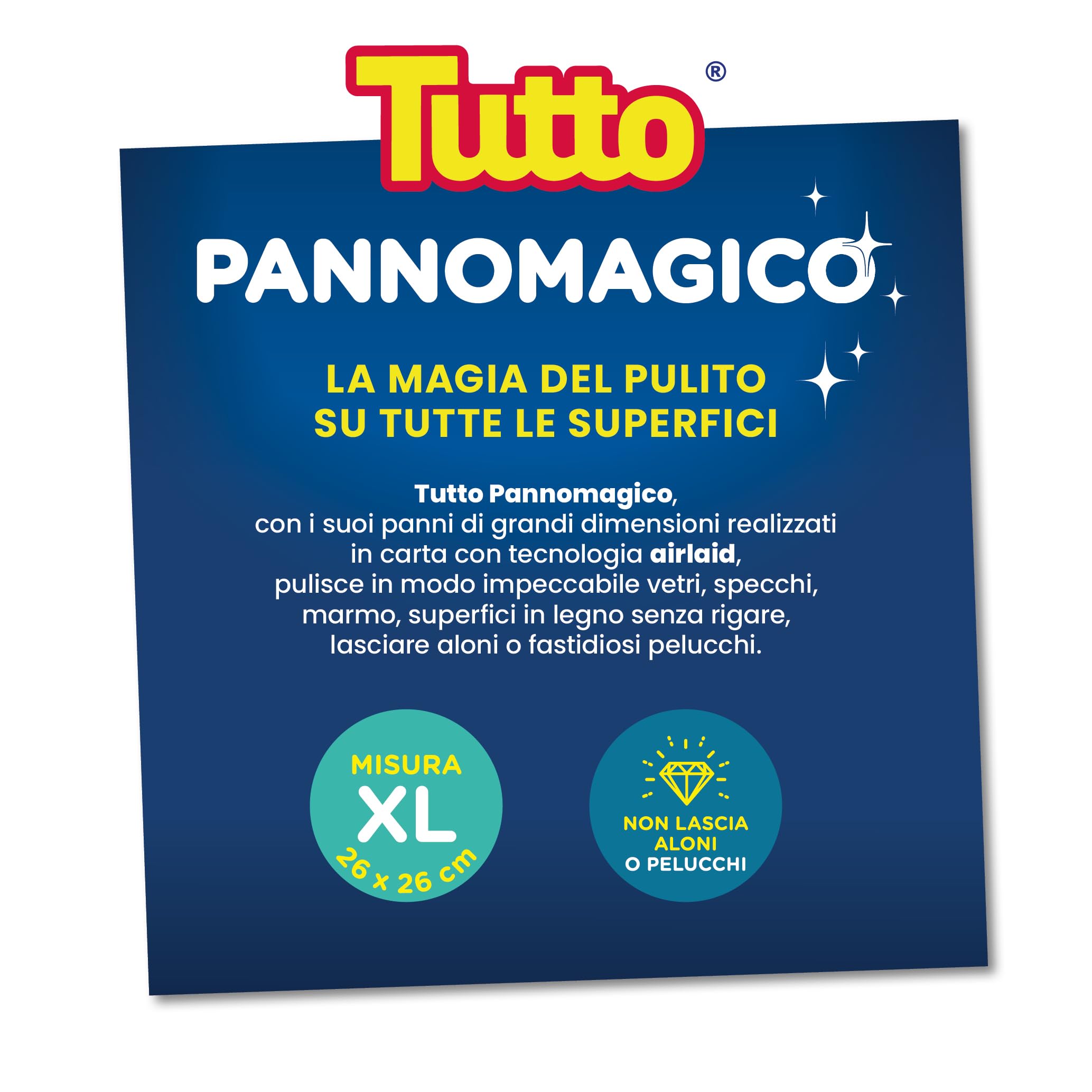 Tutto Pannomagico panni assorbenti 1 rotolo da 90 strappi airlaid
