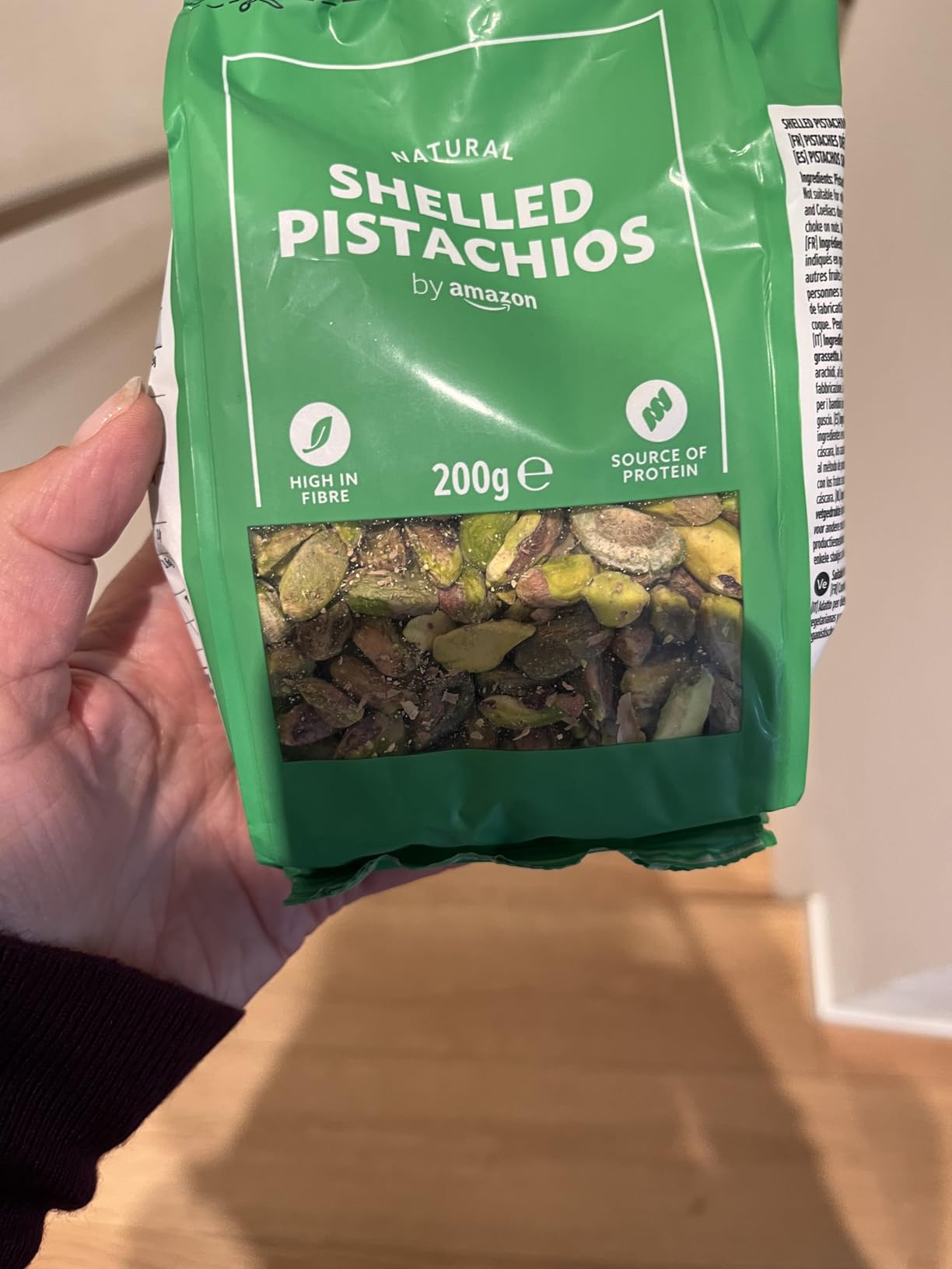 by Amazon Naturale pistacchi sgusciati 500 g non salati