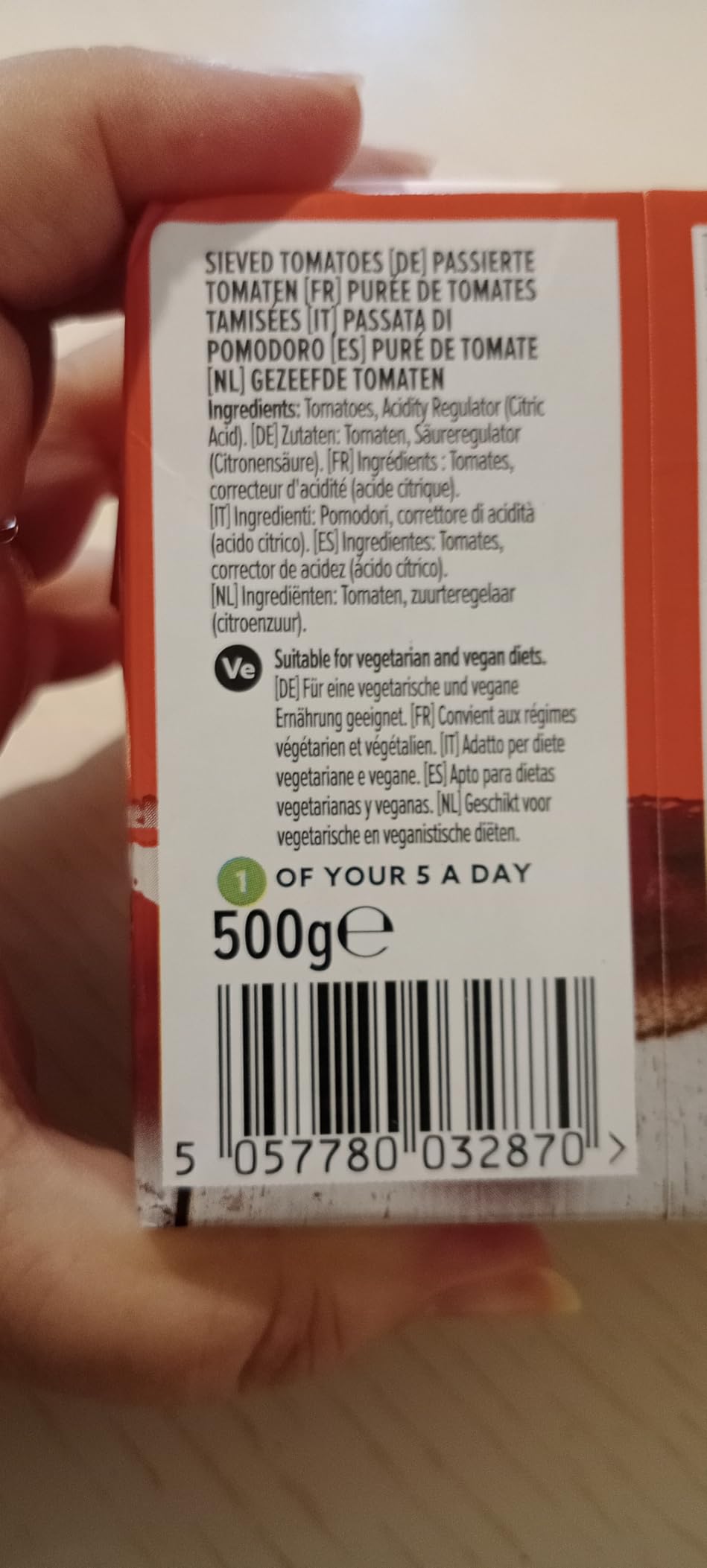by Amazon Passata di Pomodoro Italiano 500 g Vegana
