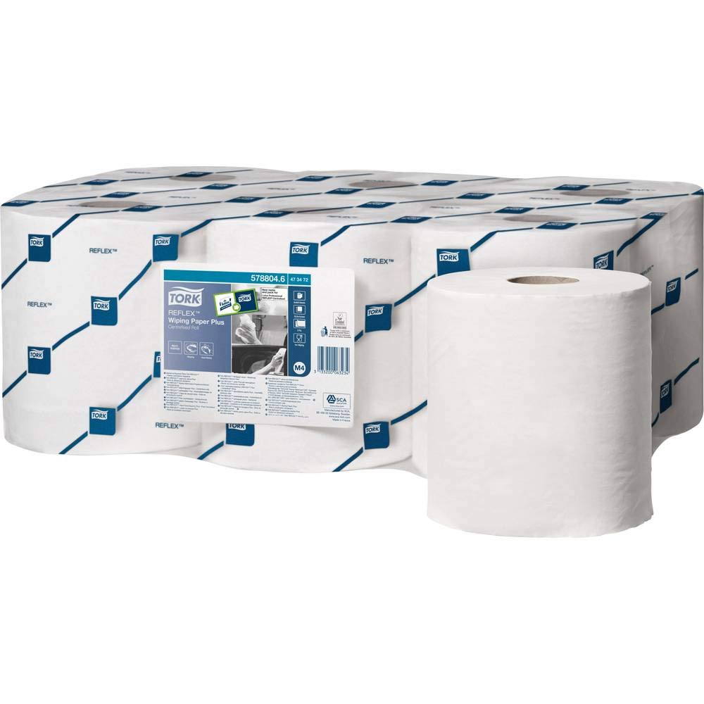 Tork Reflex 473242 carta asciugatura 6 rotoli bianco monovelo
