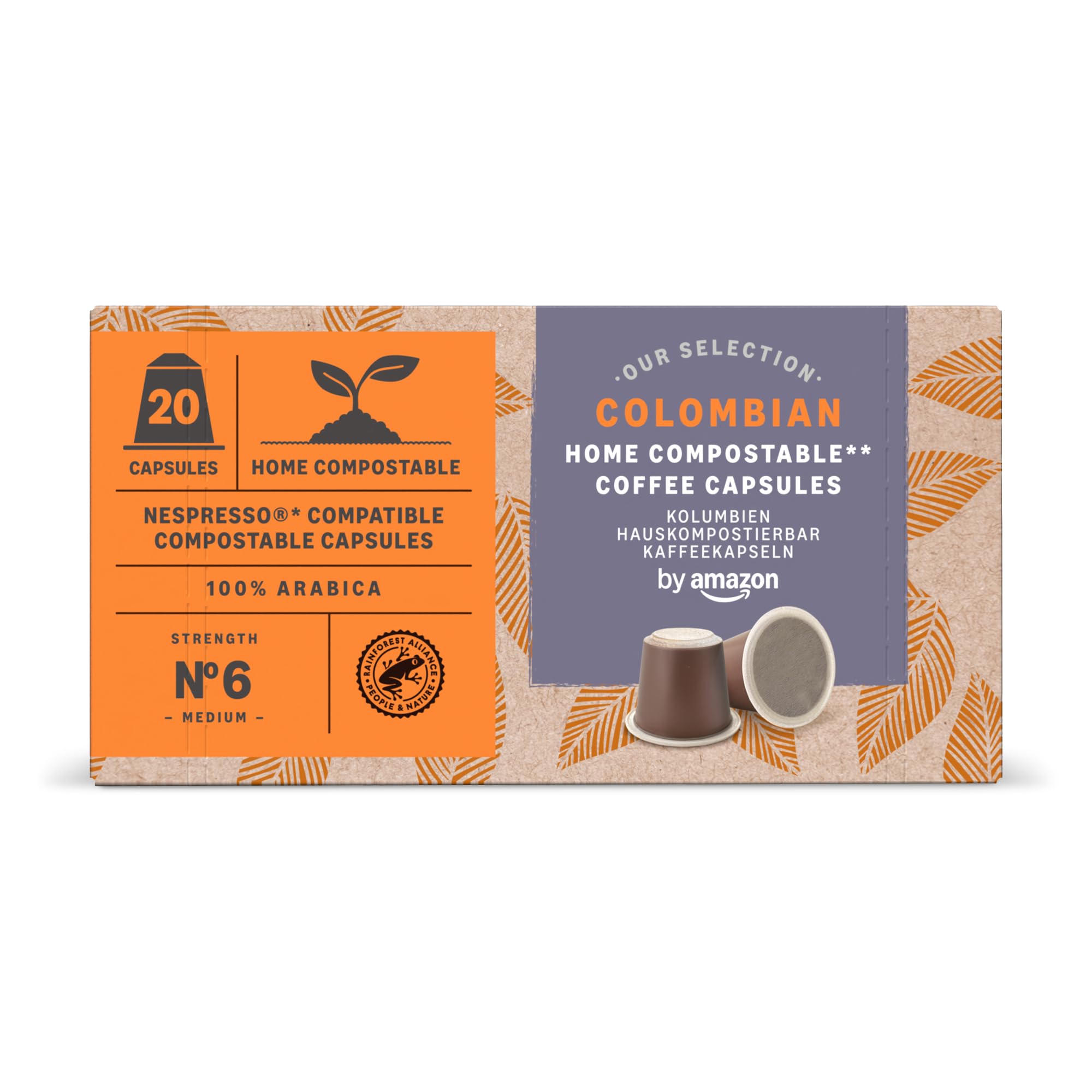 by Amazon Capsule Caffè Colombia 20 pz compatibili Nespresso