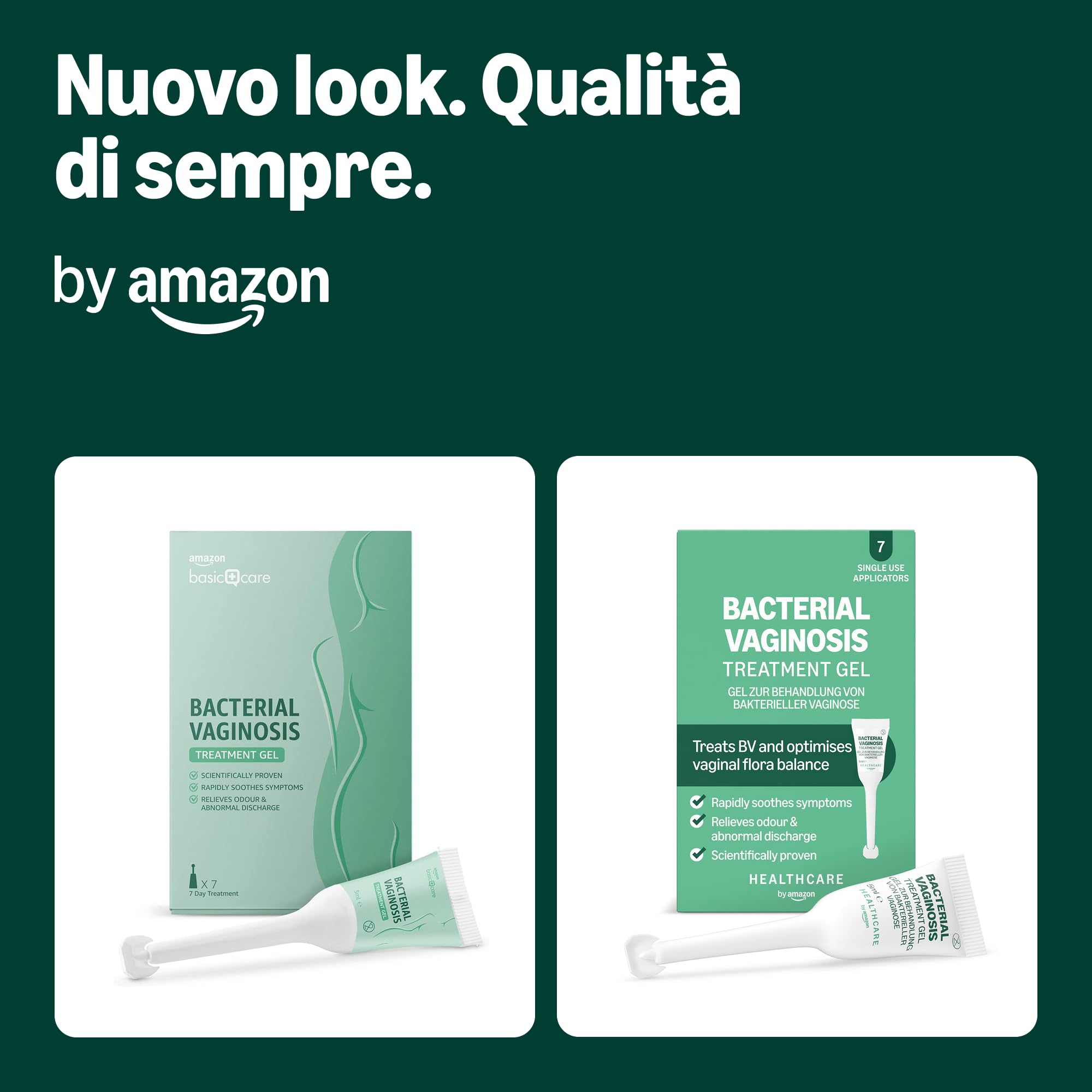 Healthcare by Amazon Gel Vaginosi Batterica 7x5 ml 7 Giorni