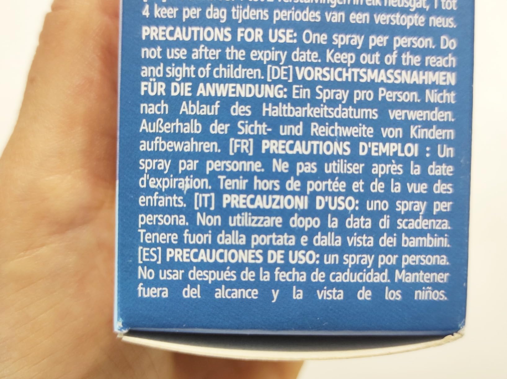 Amazon Basic Care spray nasale 100 ml soluzione ipertonica acqua di mare