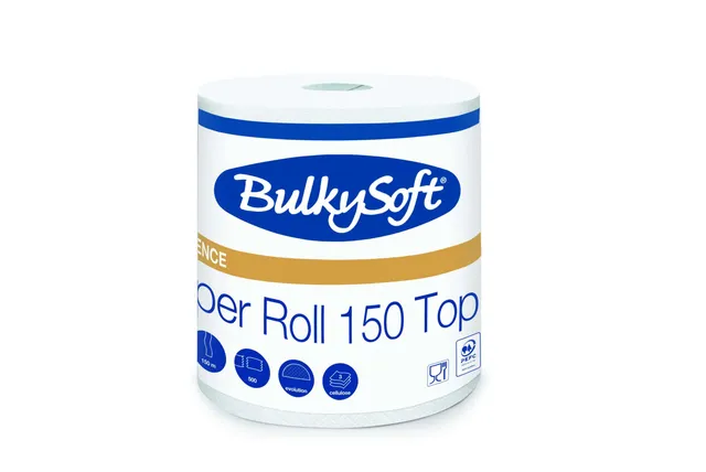 BulkySoft Excellence Wiper Roll 150 Top Evo bobina
