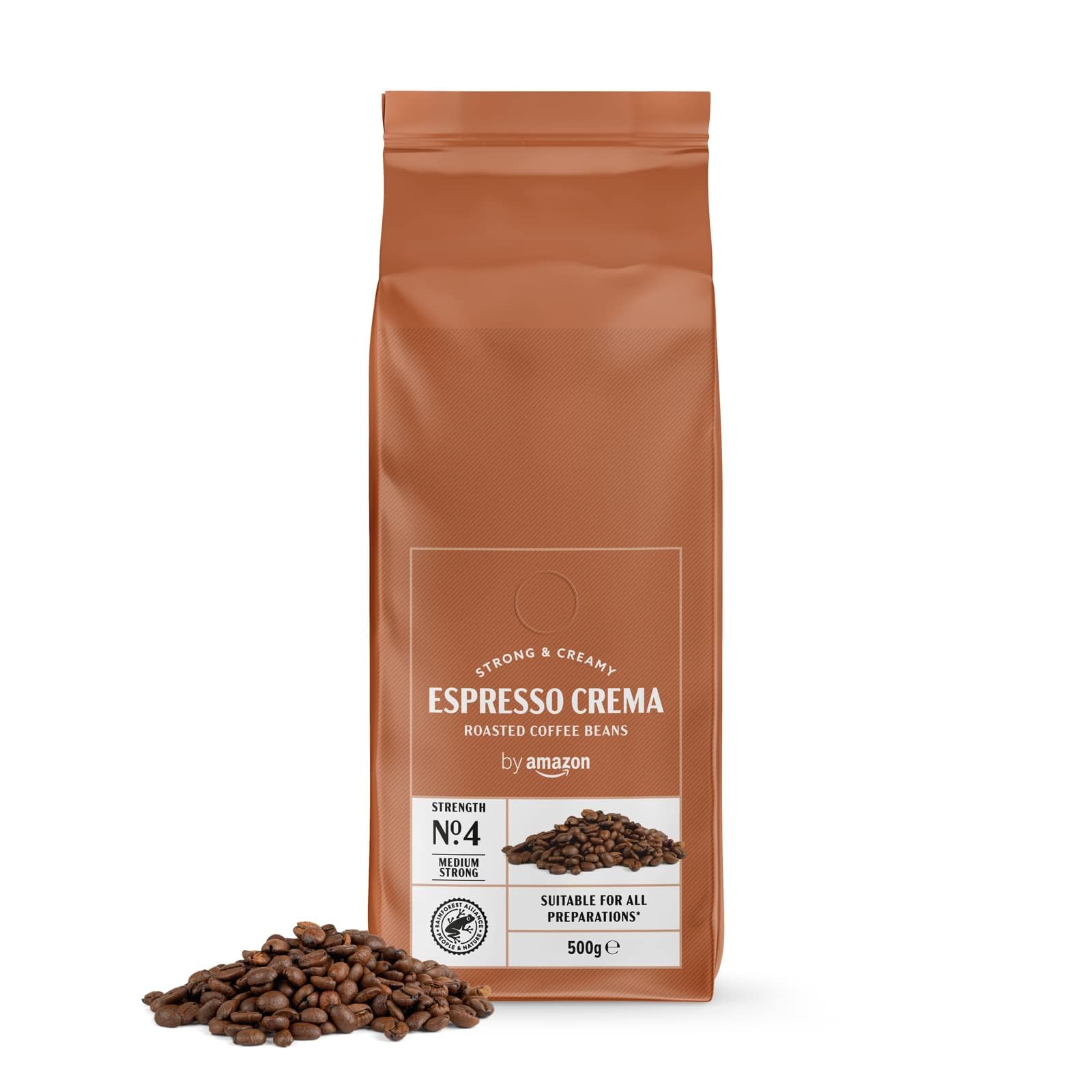 by Amazon Caffè Intenso caffè in grani 1 kg tostatura chiara