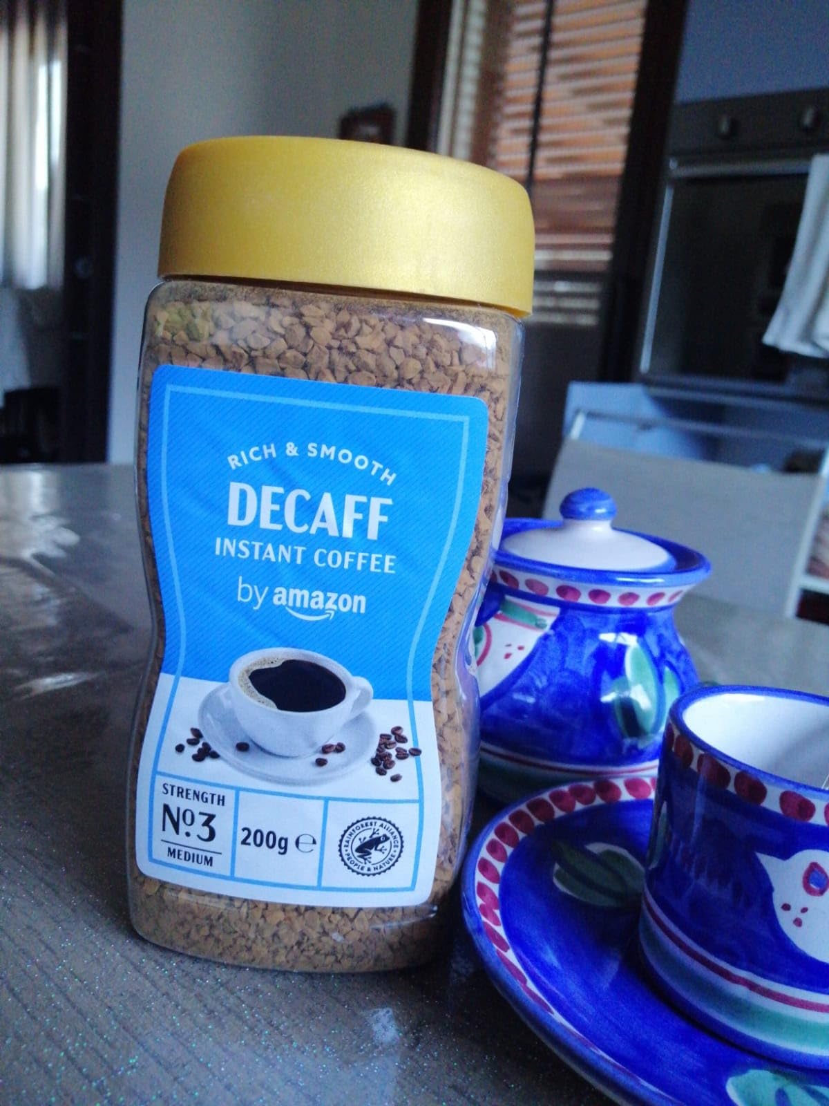 by Amazon Gold Caffè Solubile Decaffeinato 200 g Intensità 3