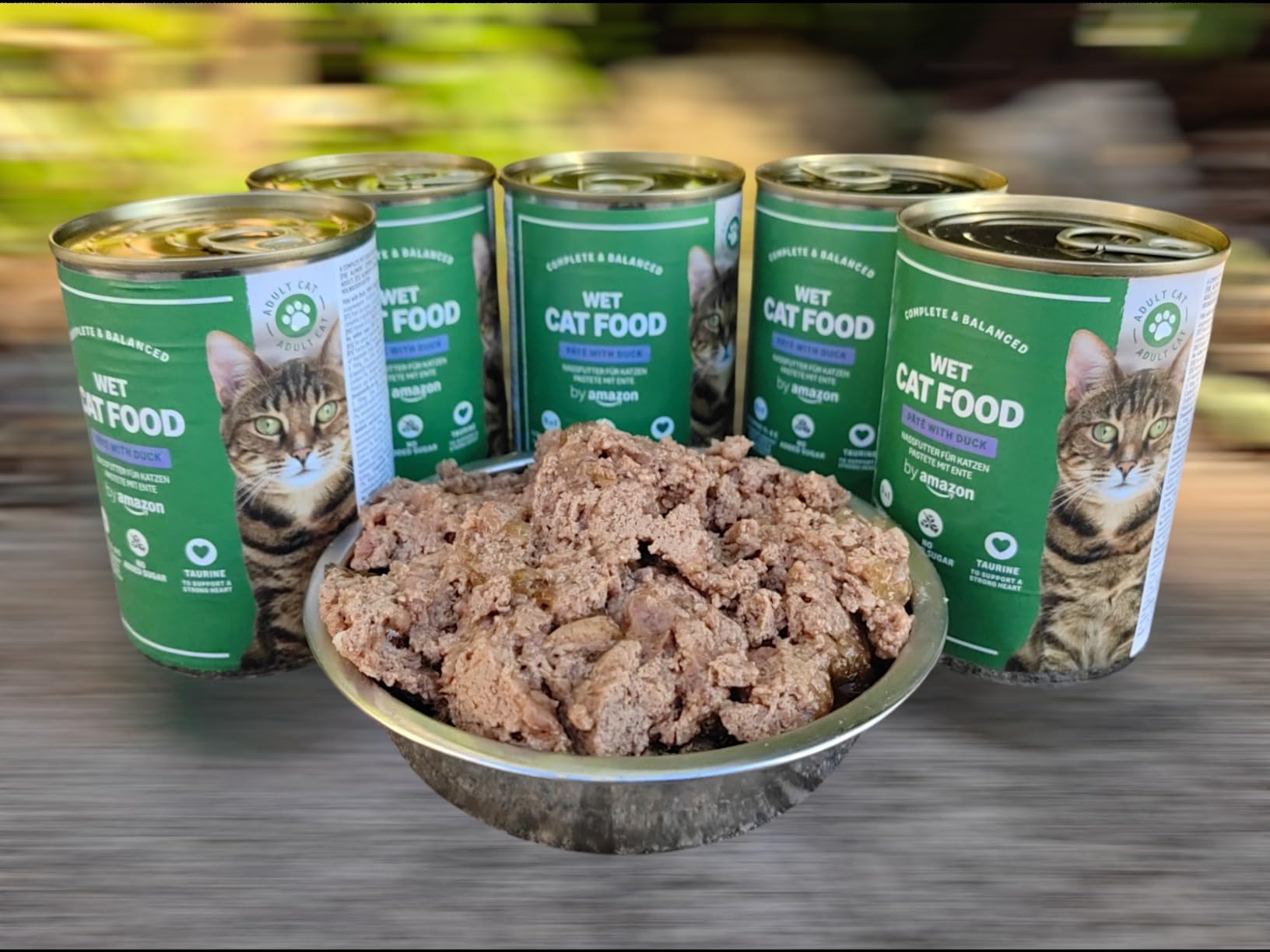 by Amazon Cibo Umido Gatto Paté Anatra 12x400g Senza Cereali