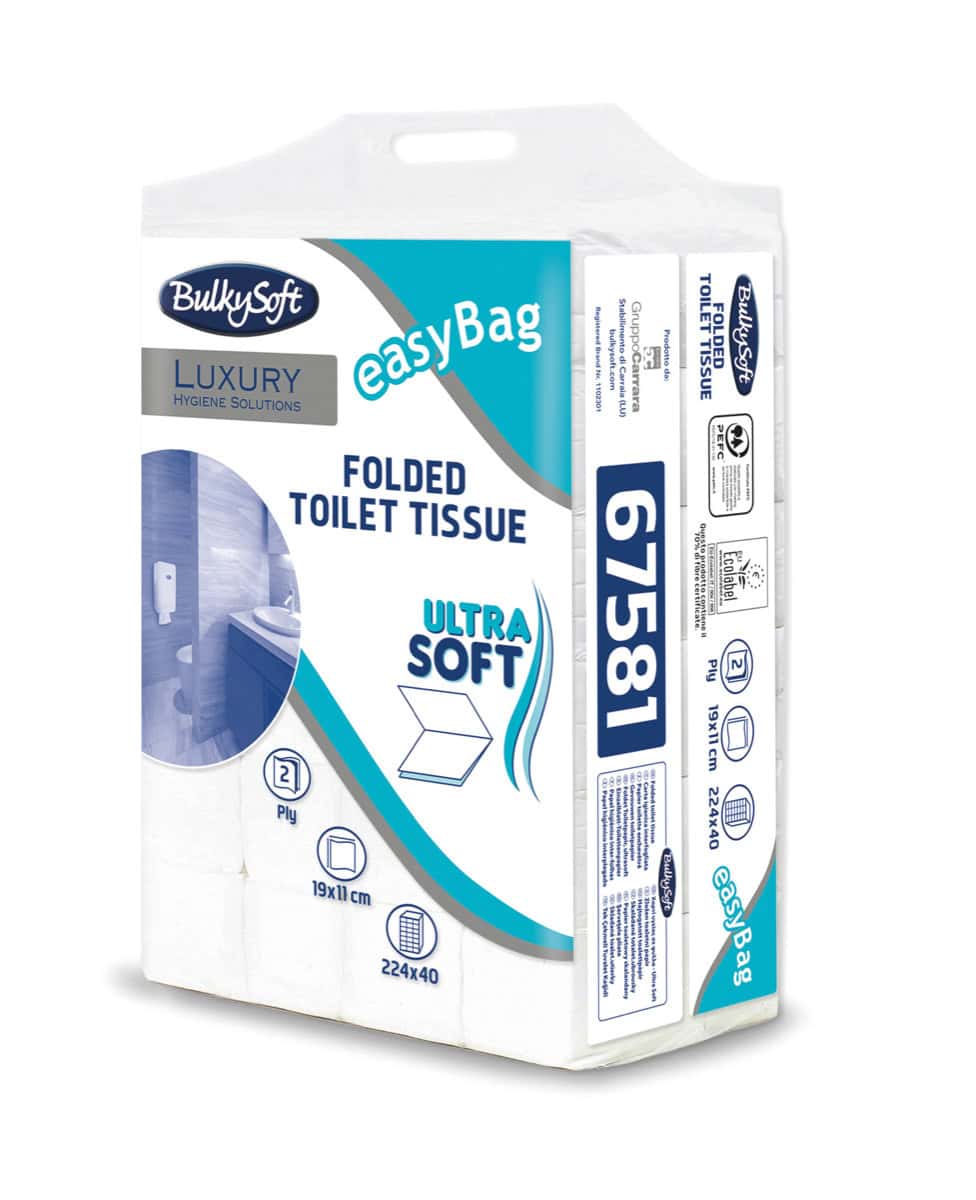 Bulkysoft Excellence Luxe carta igienica piegata