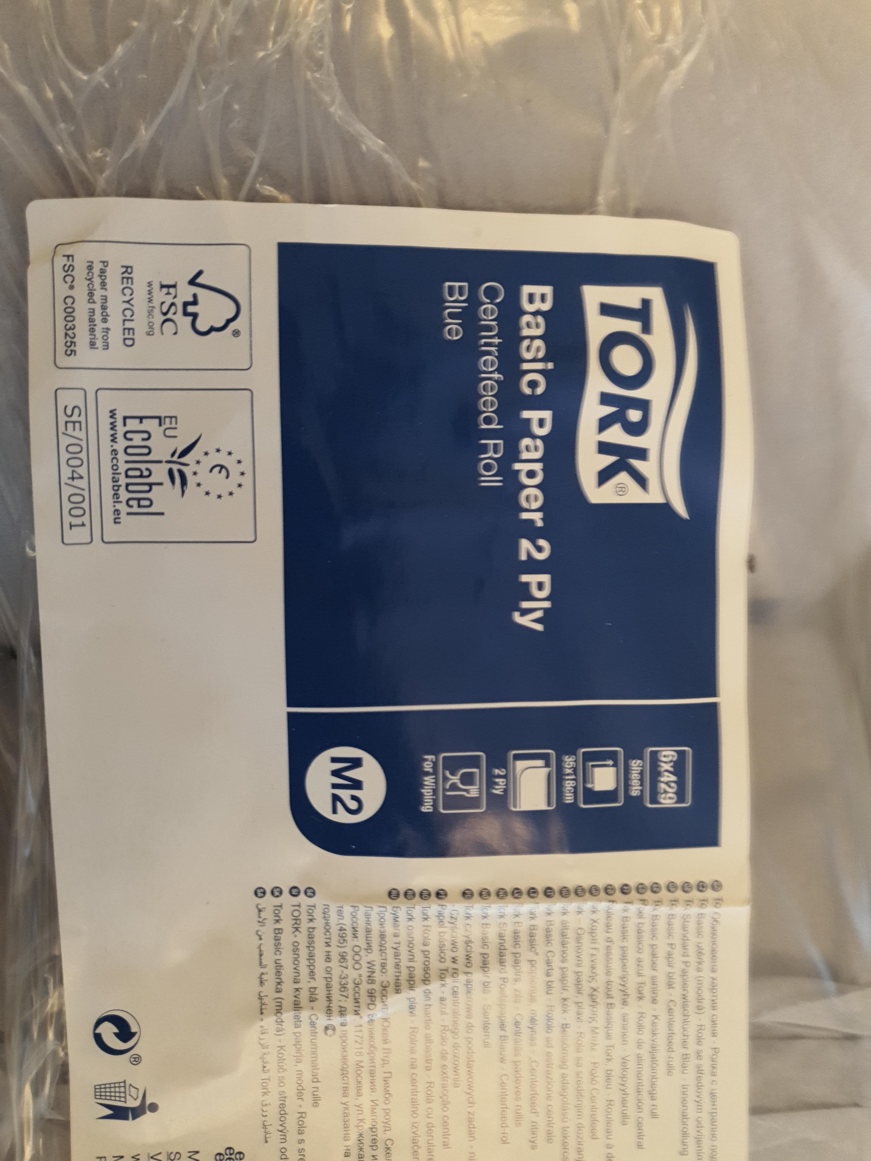 Tork Advanced M2 128207 rotolo asciugatura blu 2 veli 6 x 157,5m